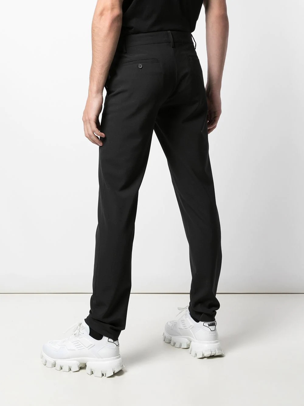 mid-rise slim-fit trousers - 4