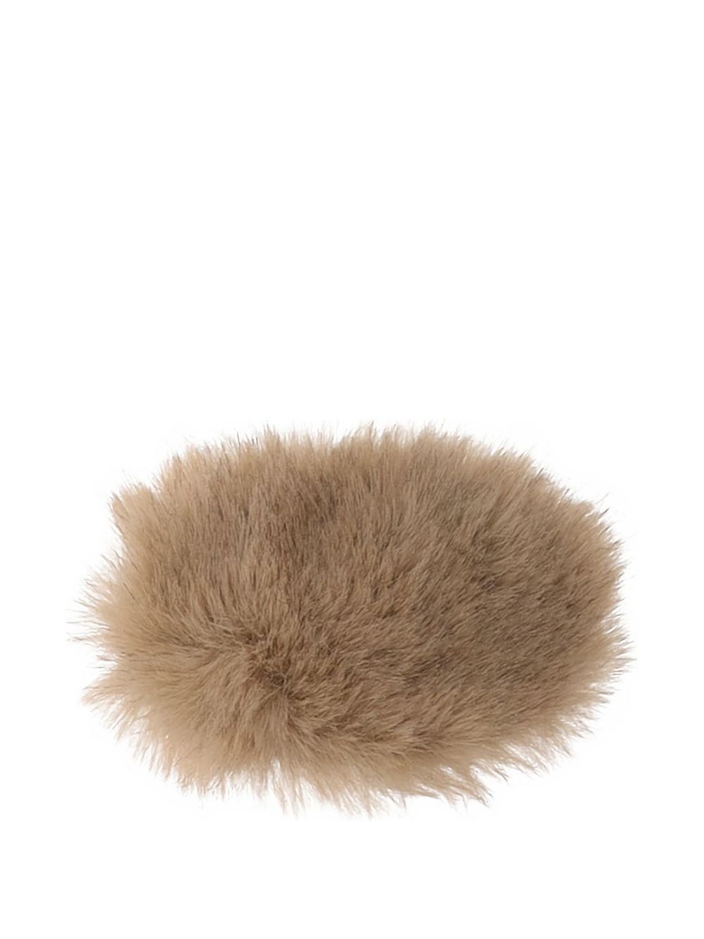 faux-fur hair clip - 1