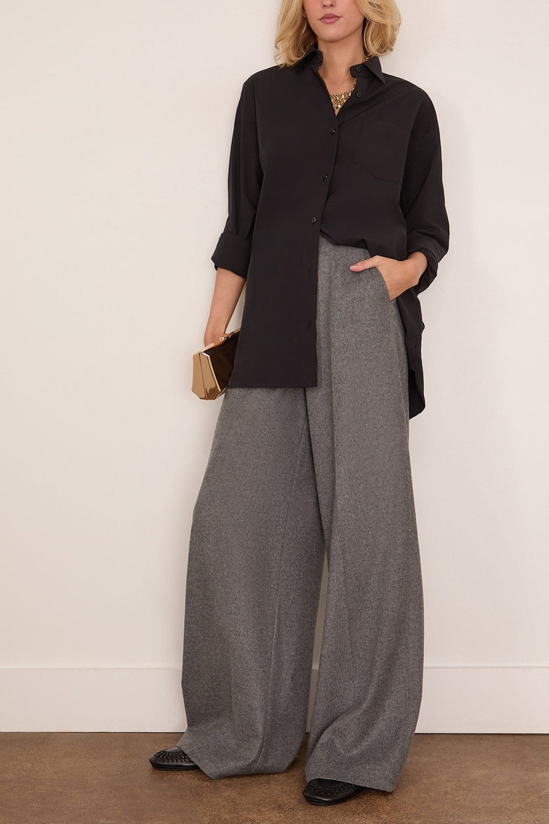 MARIA McMANUS A-Line Tunic Shirt in Black outlook