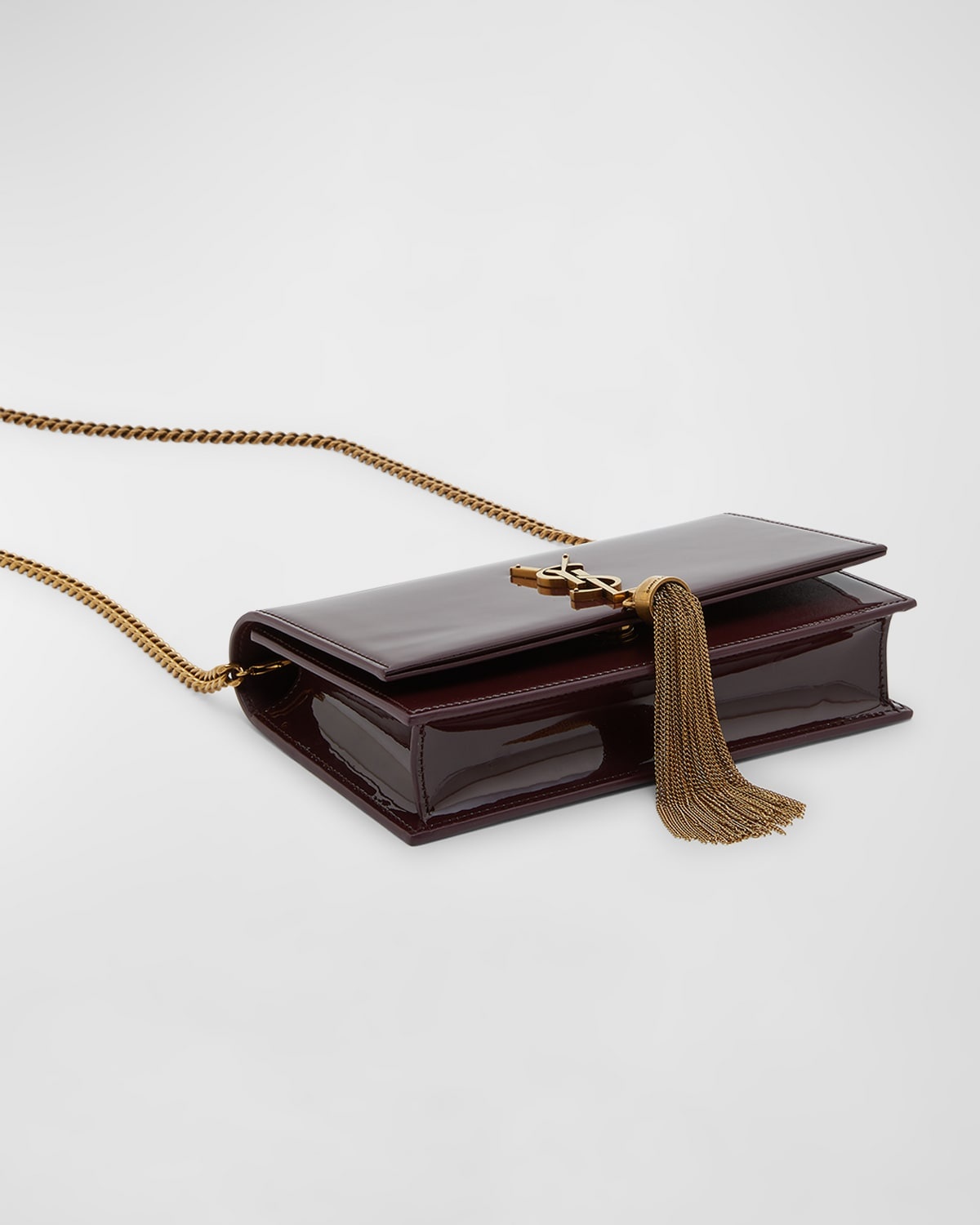 Kate Small Tassel YSL Wallet on Chain in Patent Leather - 2