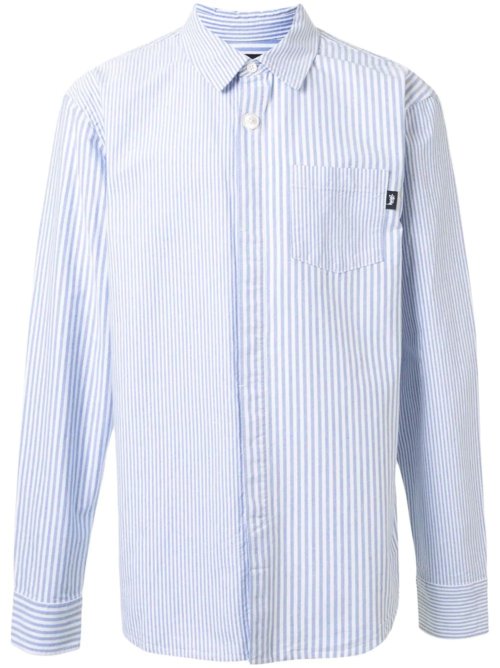 multi-stripe Oxford shirt - 1