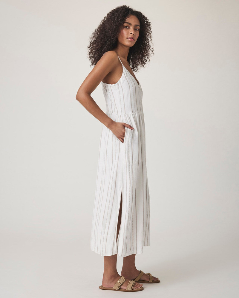 Gabrielle Linen Button Down Dress 3