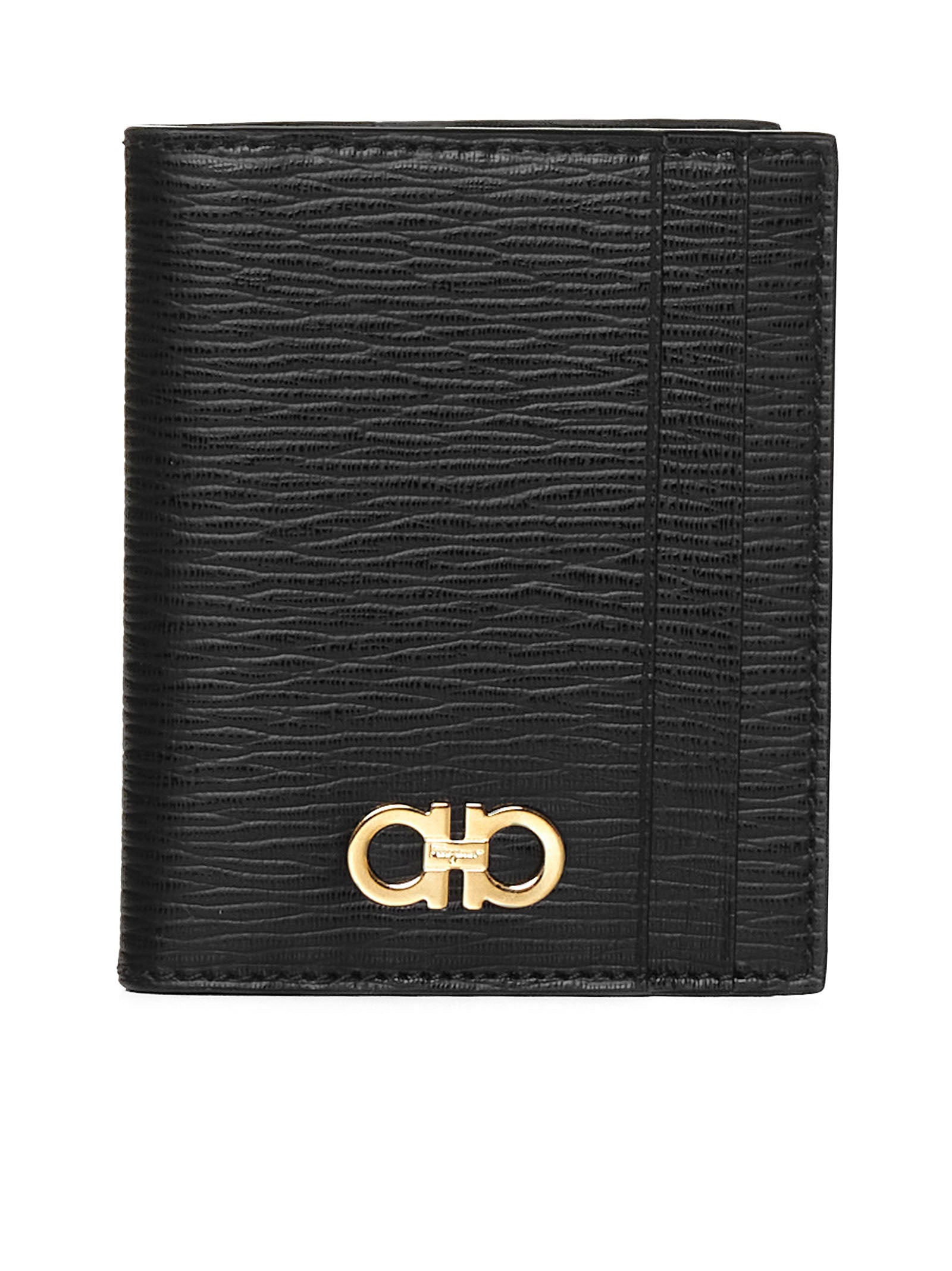 Gancini leather bifold wallet - 1