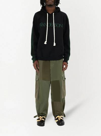 JW Anderson deconstructed fleece back hoodie outlook