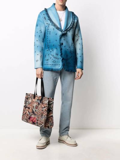 Alanui Dusty Road tie-dye cardigan outlook