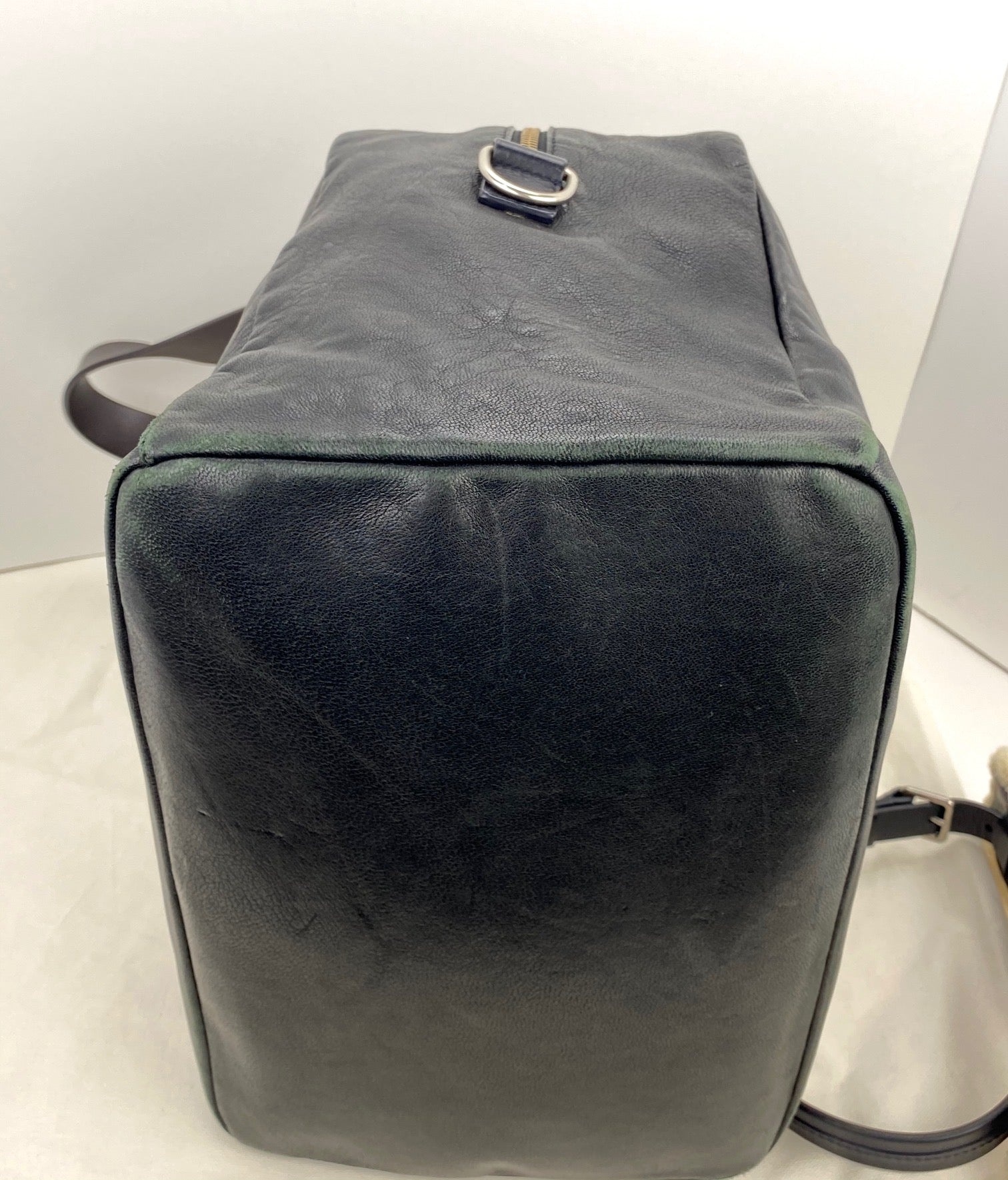 Celine Black Leather Handle Bag Vintage Briefcase messenger Bag - 10