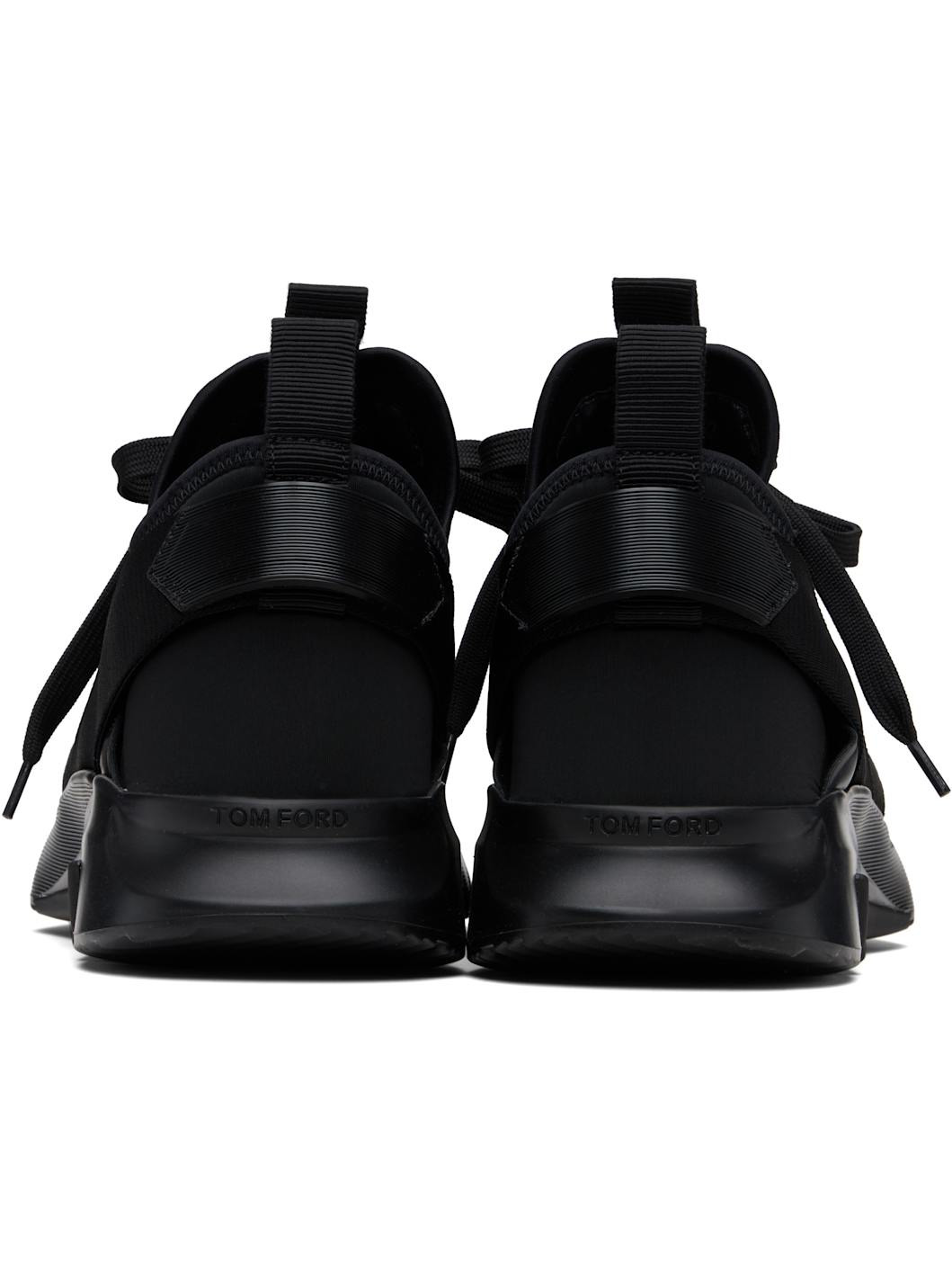 Black Neoprene Suede Jago Sneakers - 2