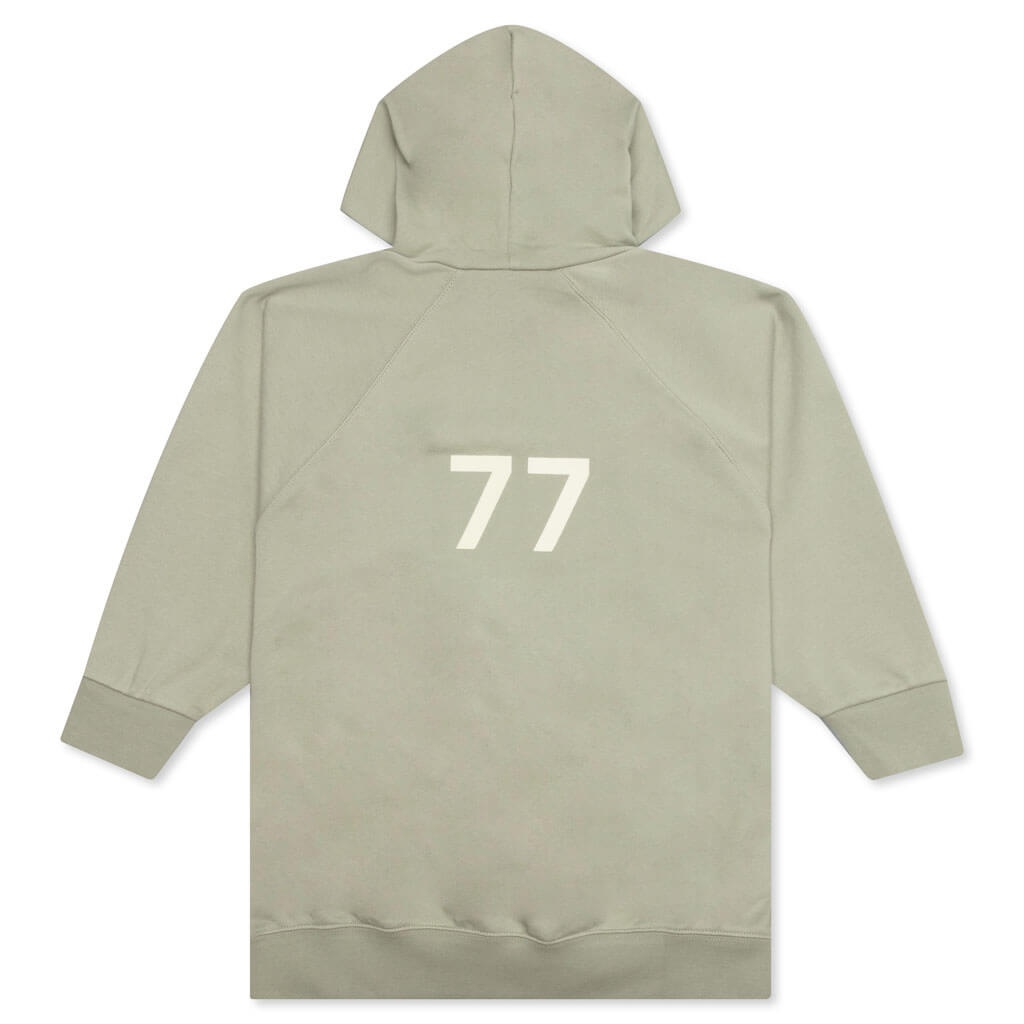 FEAR OF GOD ESSENTIALS WOMEN'S 3/4 SLEEVE HOODIE - SEAFOAM - 2