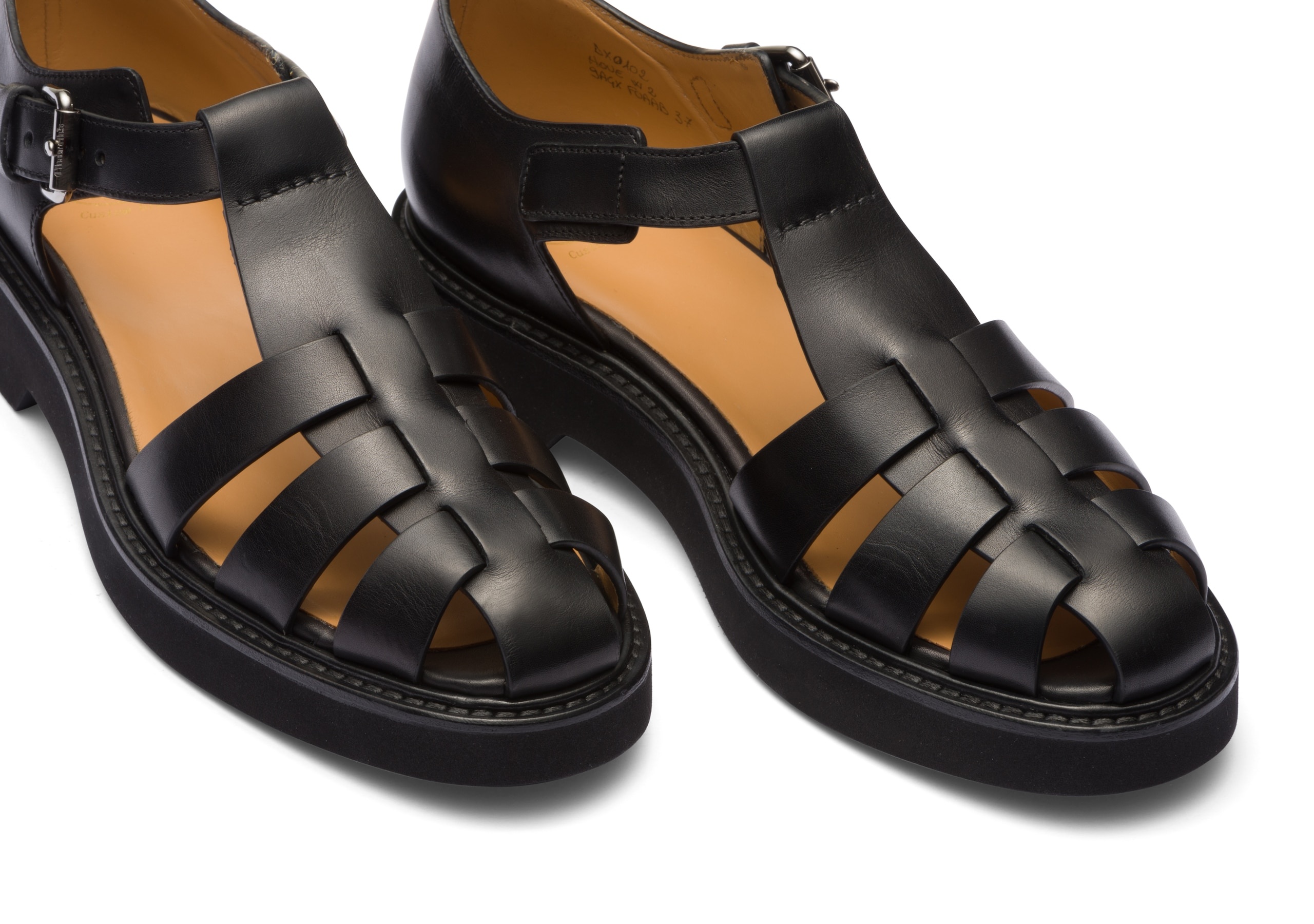 Hove w 4
Natural Calf Leather Sandal Black - 4