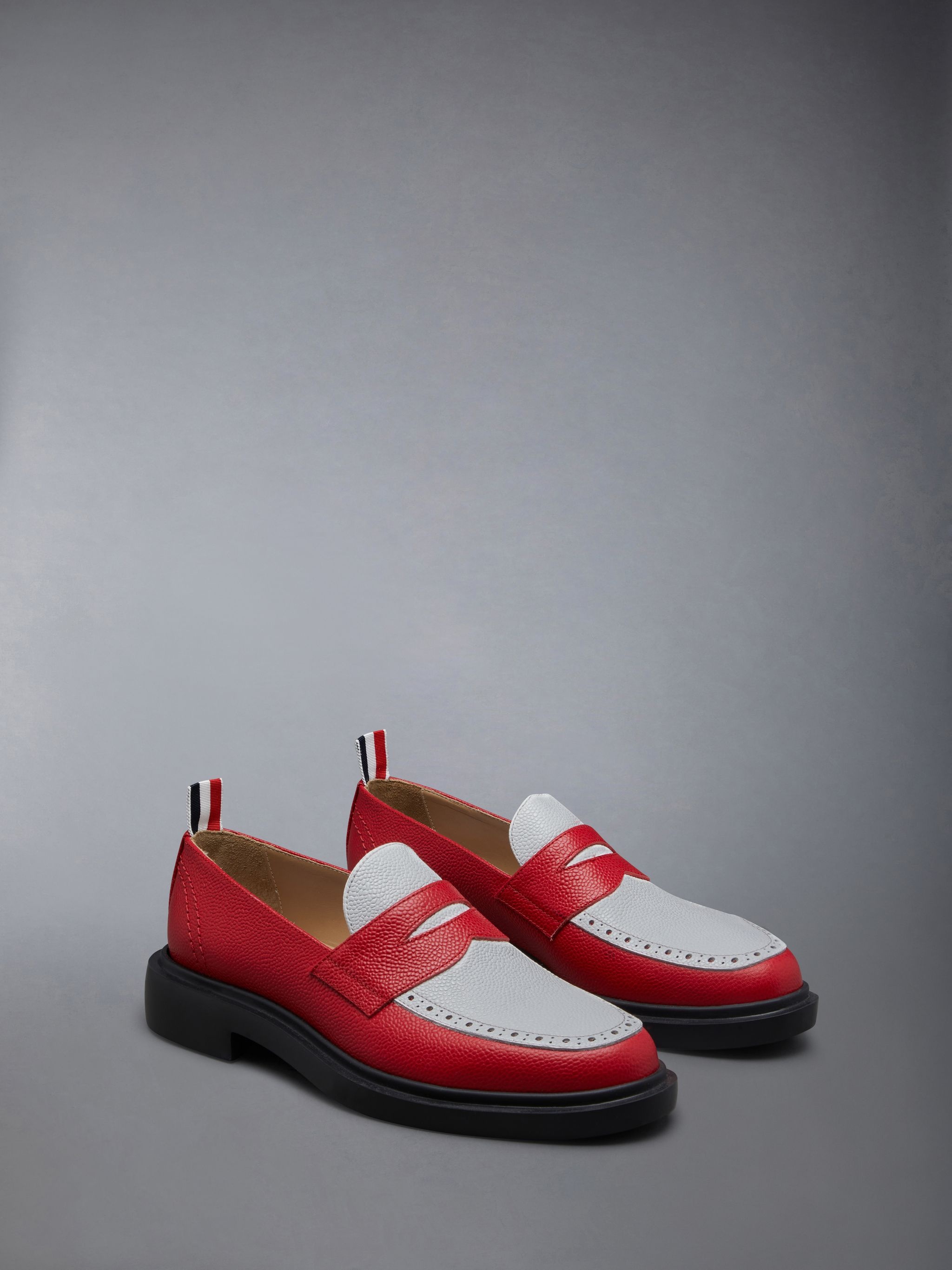 Pebble Grain Leather Penny Loafer - 3
