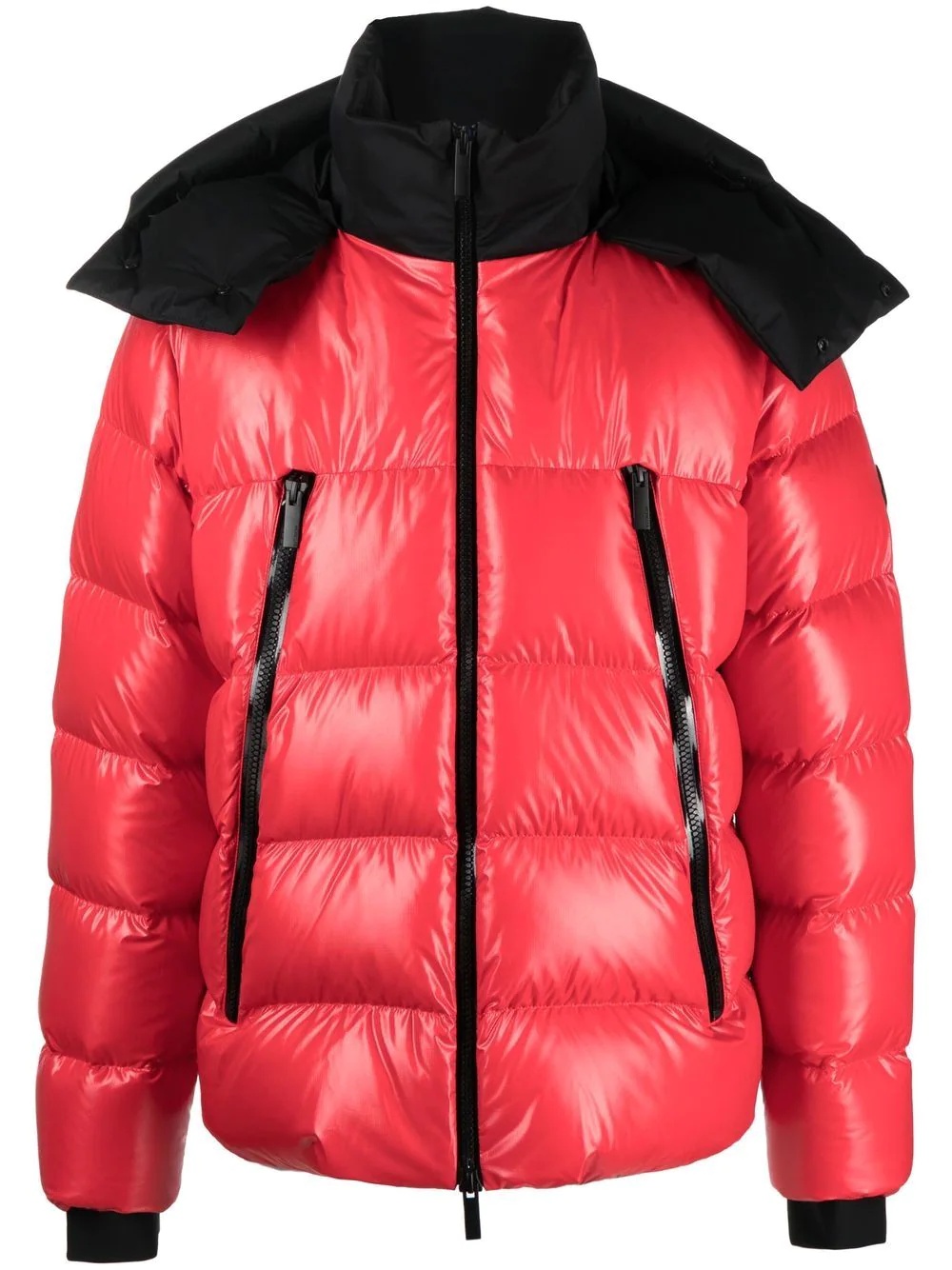 hooded down jacket - 1