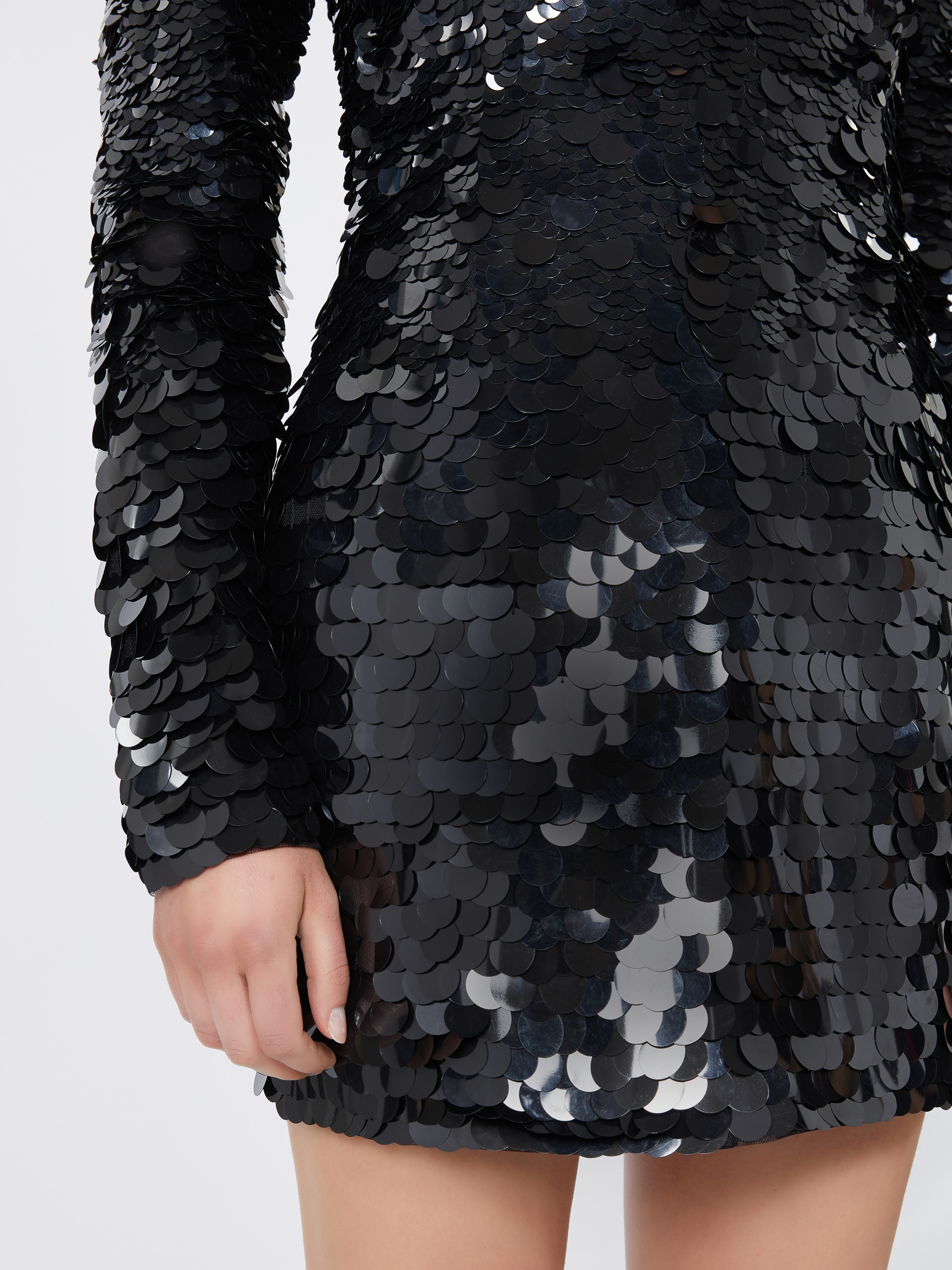 TEFRITE04 Short dress with nuanced sequin detail - KLEPSYDRA CAPSULE - 6