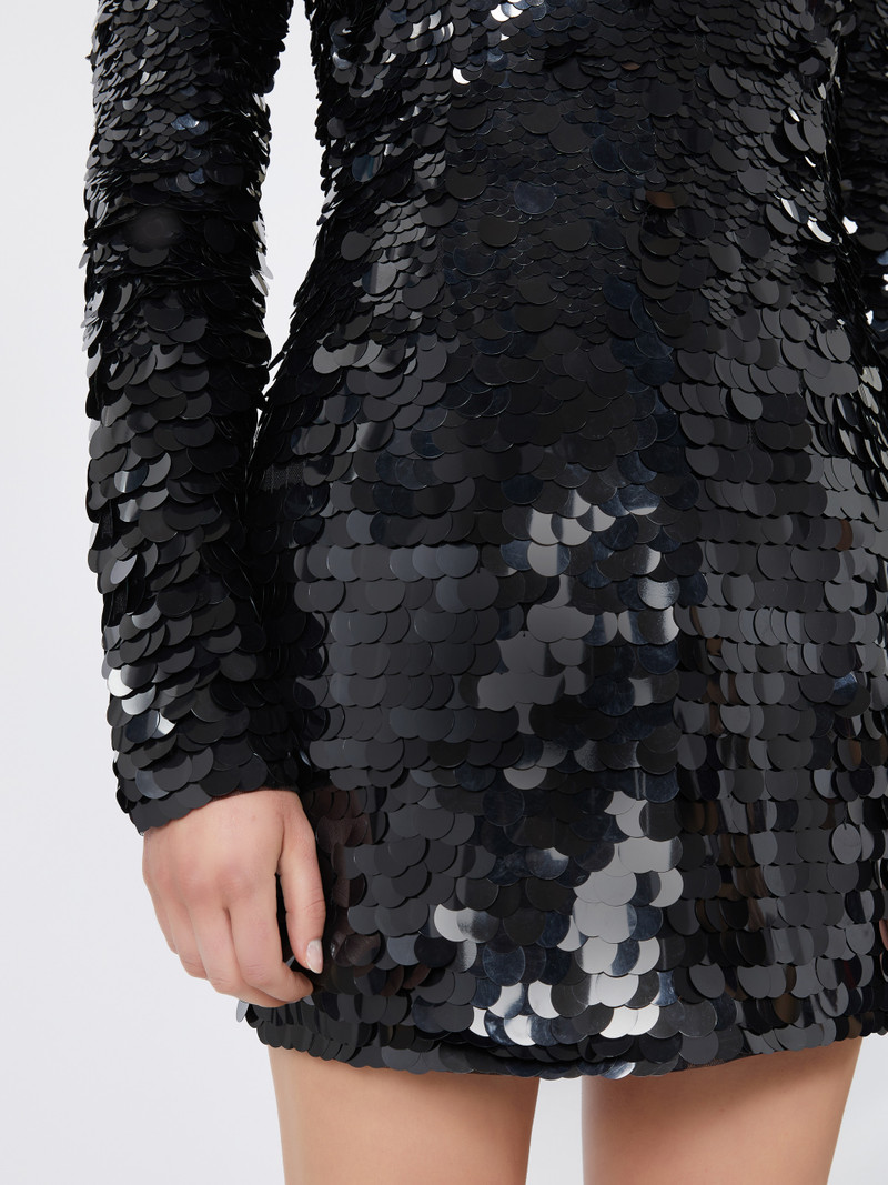 TEFRITE04 Short dress with nuanced sequin detail - KLEPSYDRA CAPSULE 6