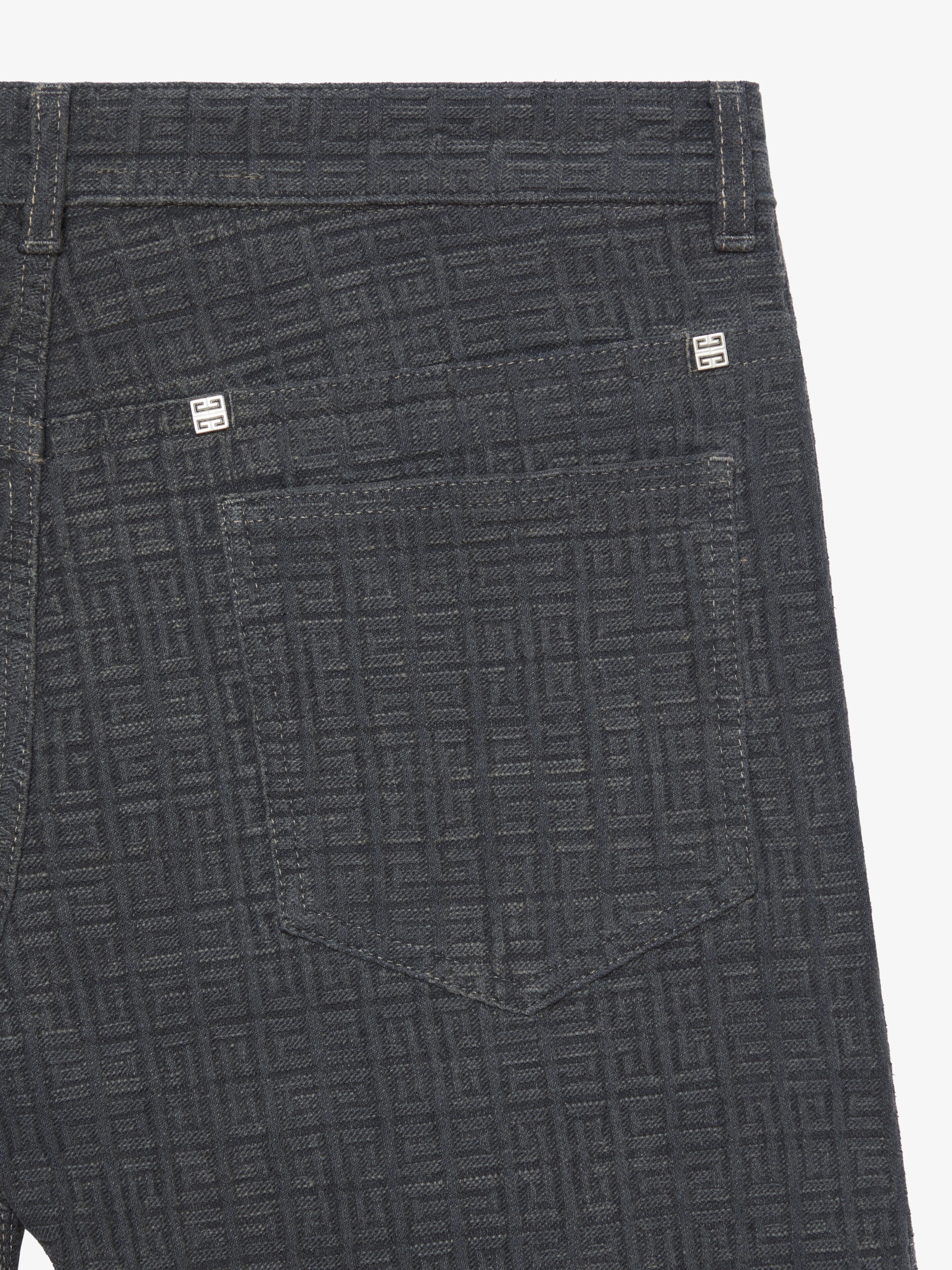 JEANS IN 4G DENIM WITH ZIPPERS - 6