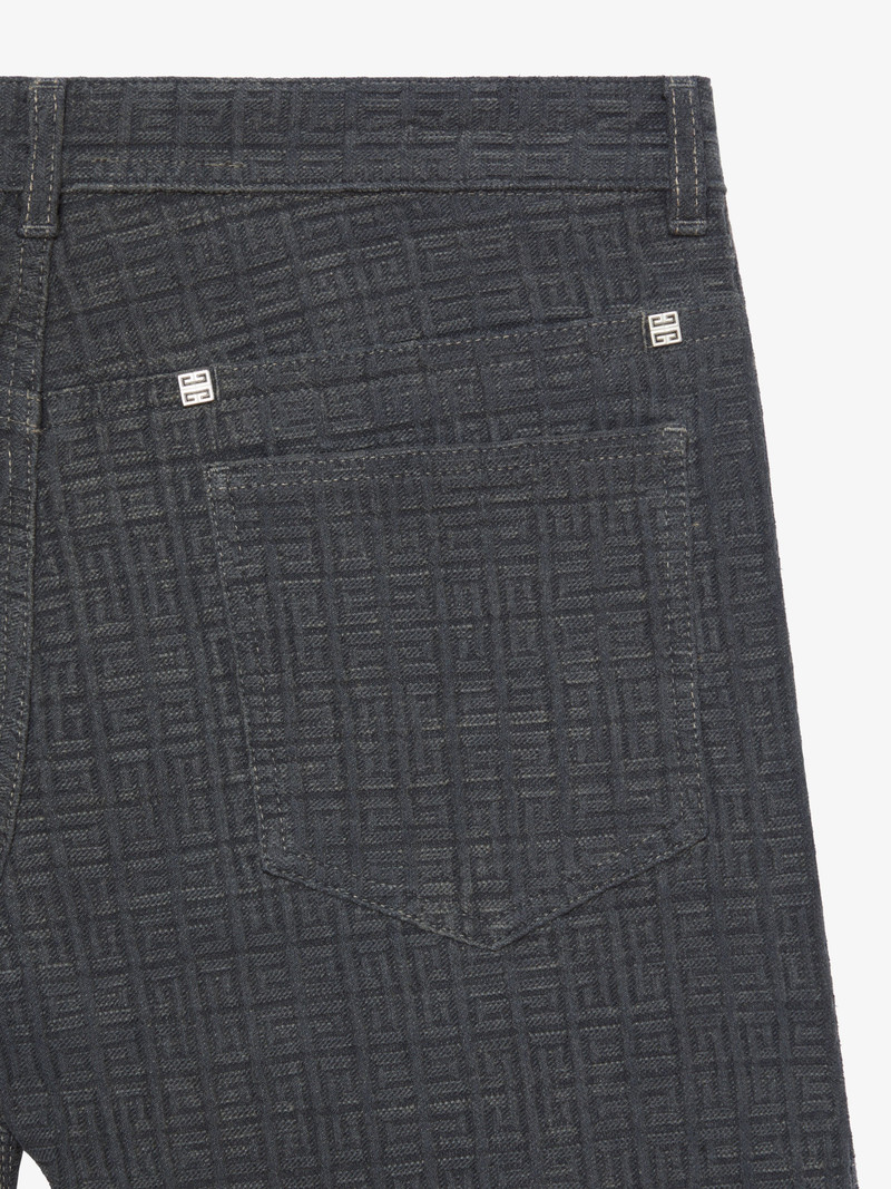 JEANS IN 4G DENIM WITH ZIPPERS 6