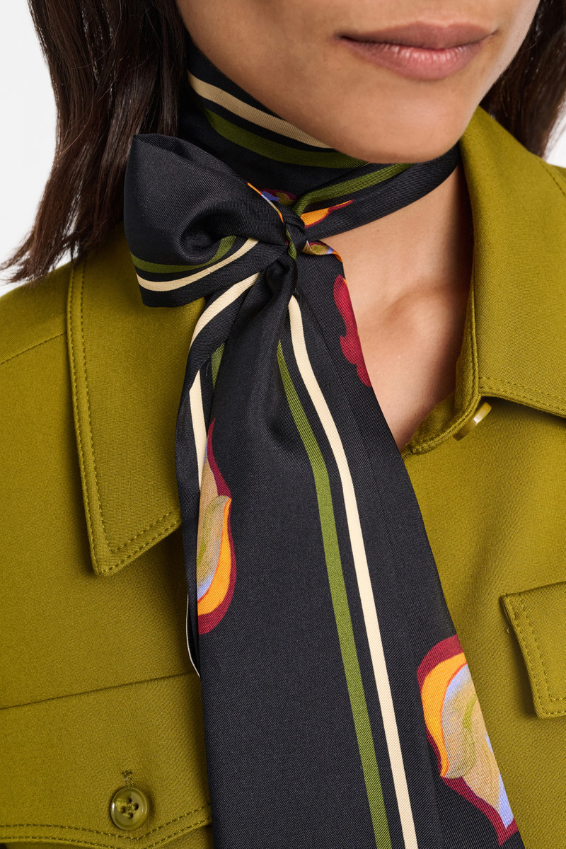 FLORAL FLAMES foulard 5