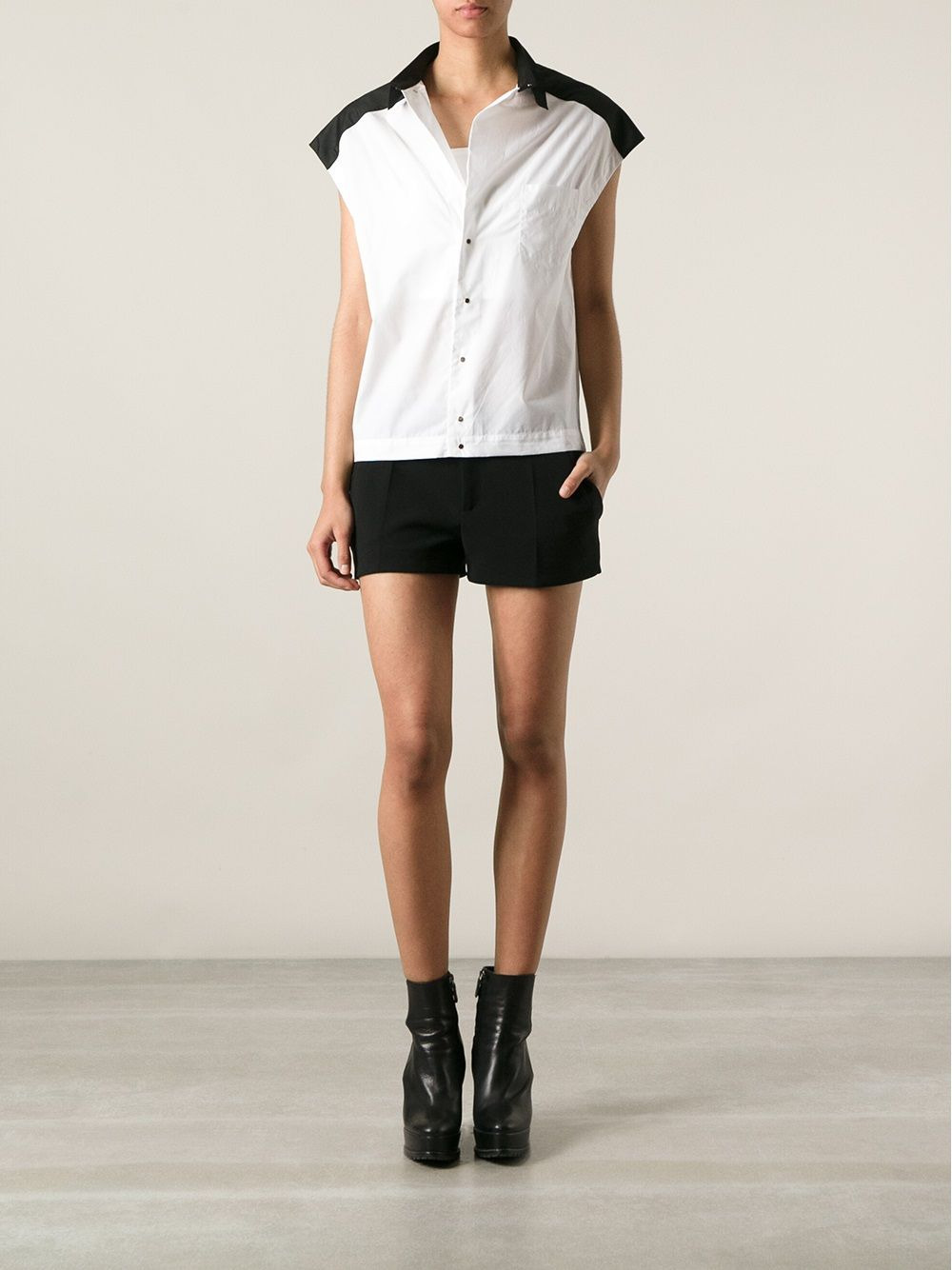 monochrome shirt - 2