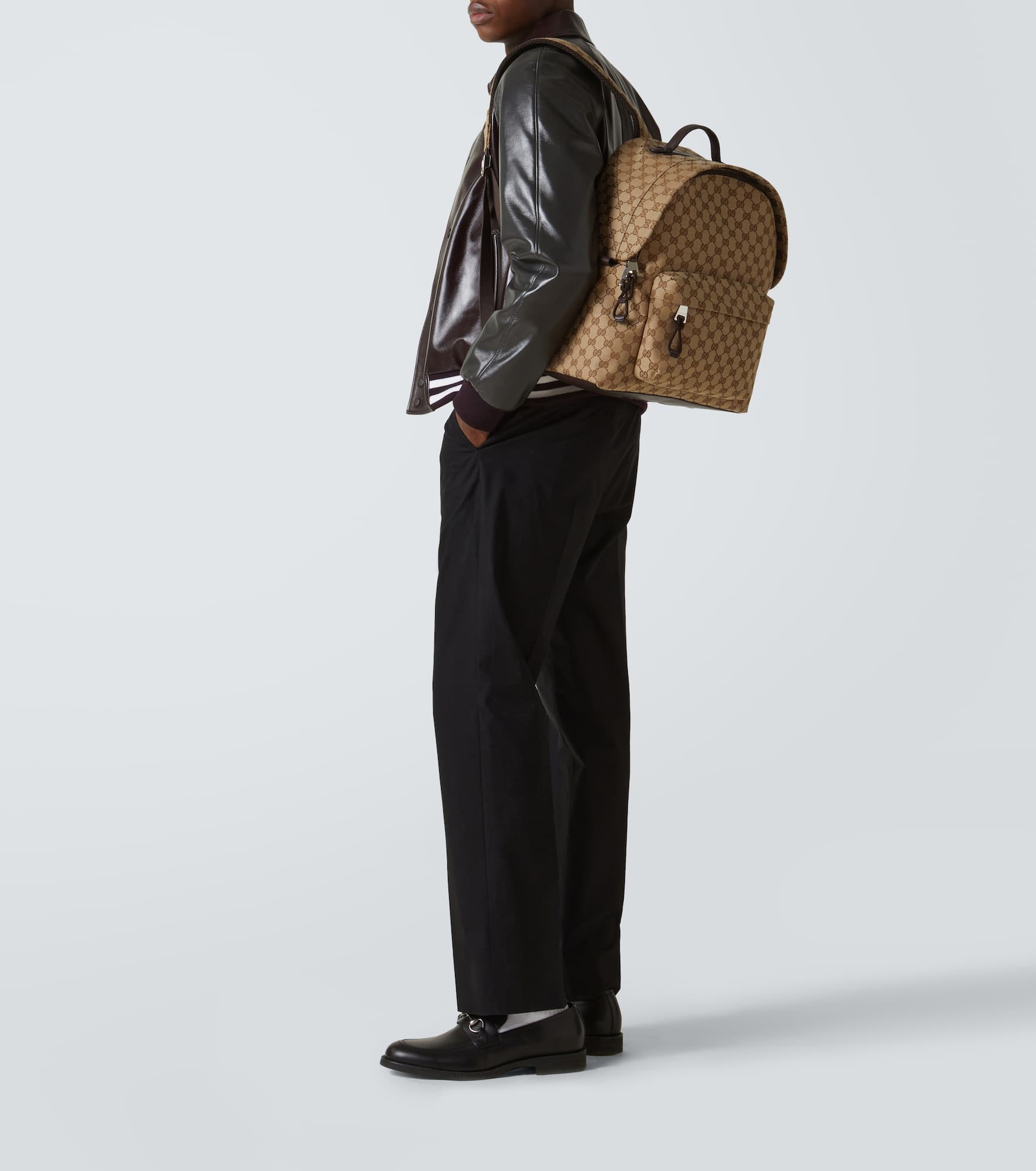 GG Canvas Medium backpack - 7