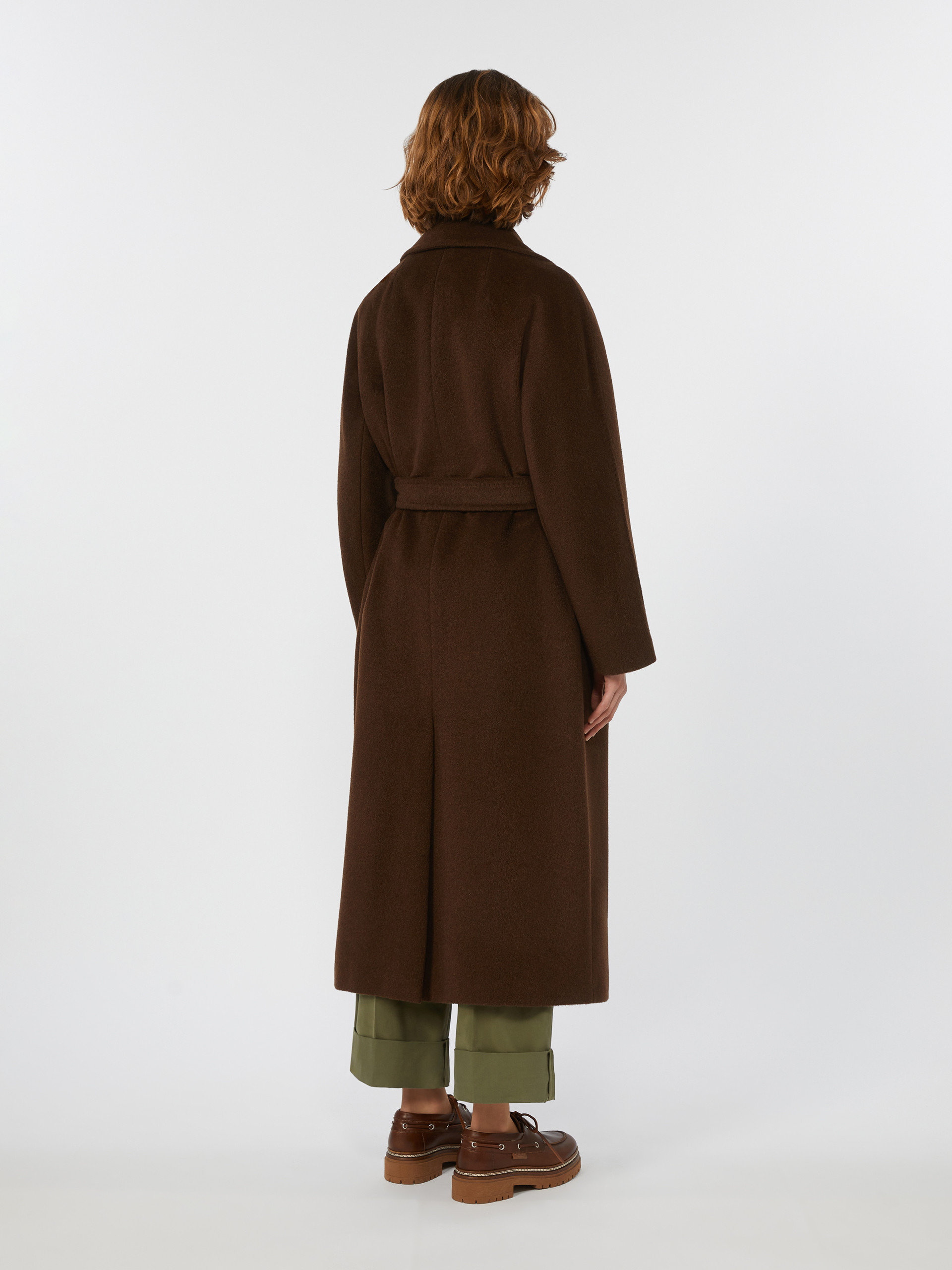 TEMPERA Long wool and alpaca coat - 4