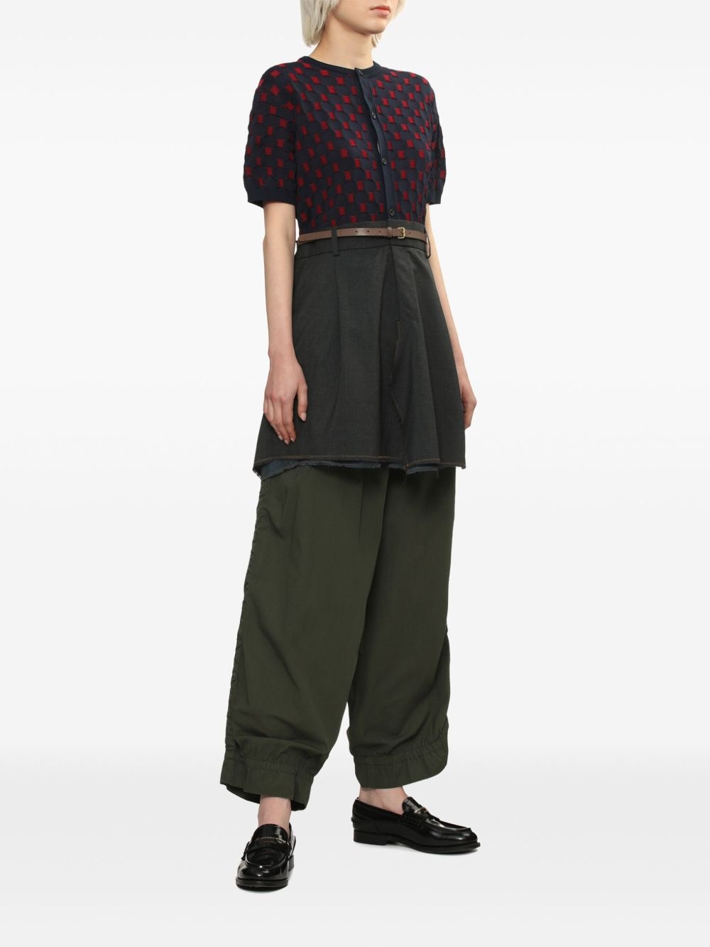 panelled tunic top - 2