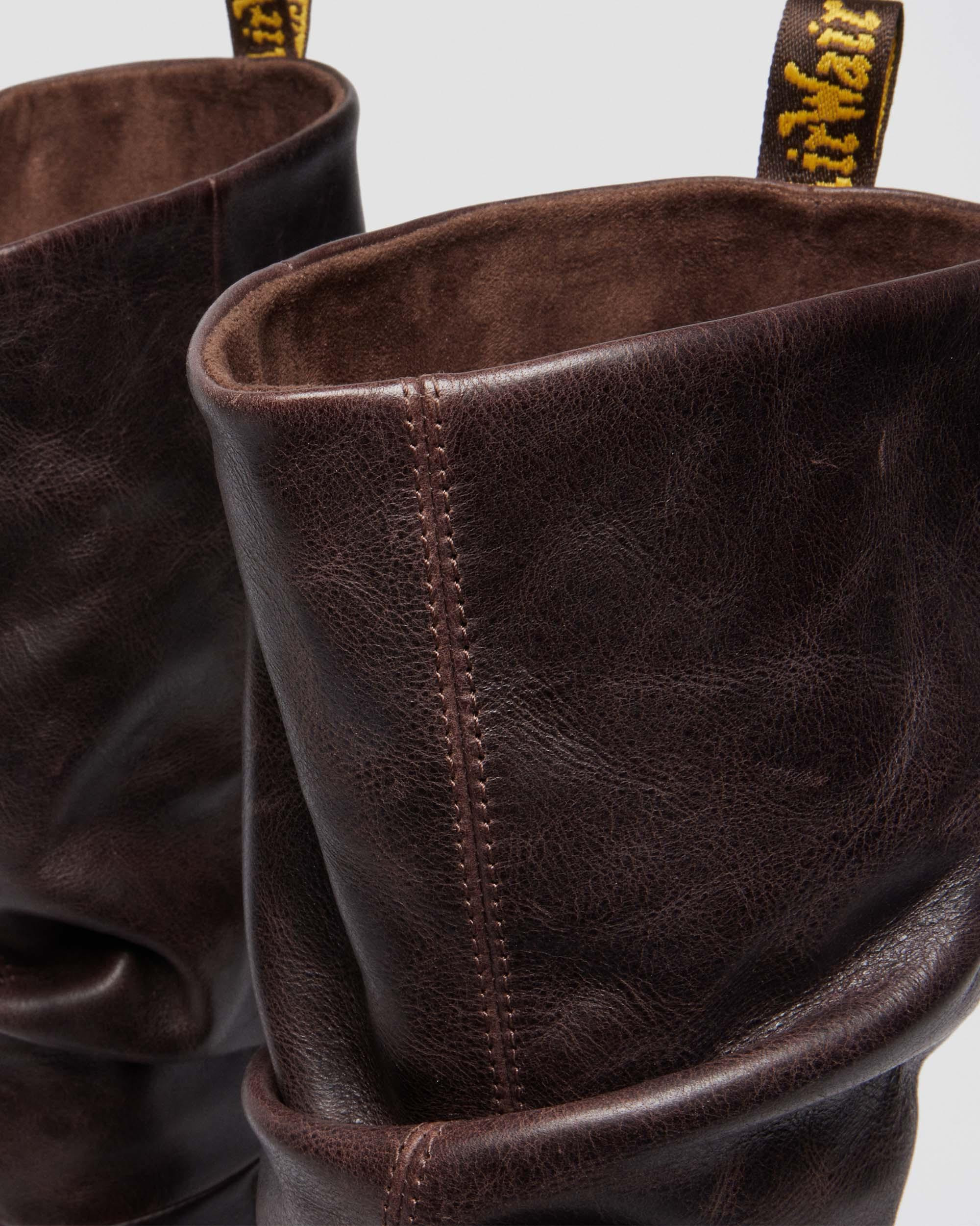 Kasey Kinsley Leather Knee High Heeled Boots - 4