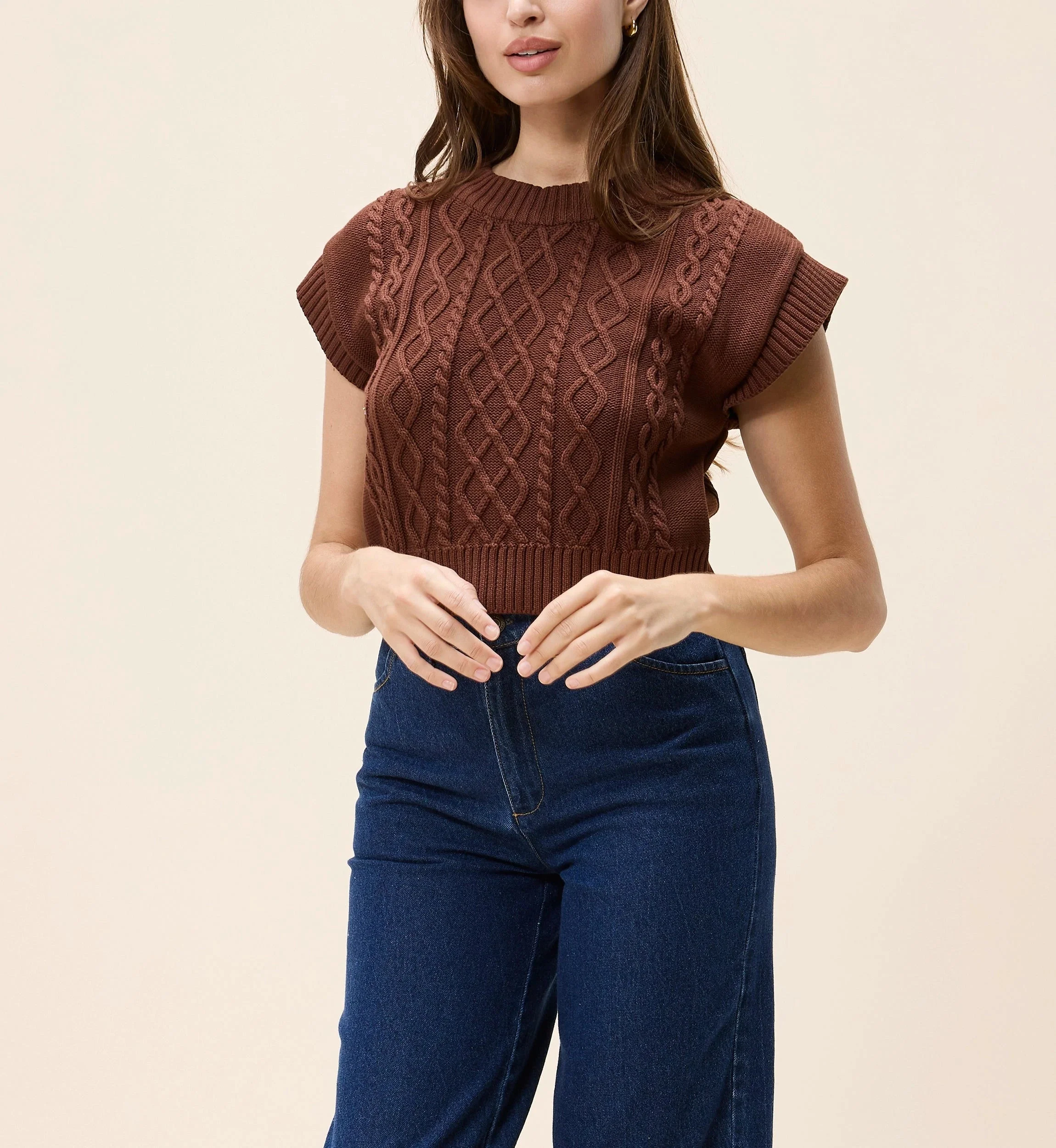 GIGI SWEATER | COCOA - 1
