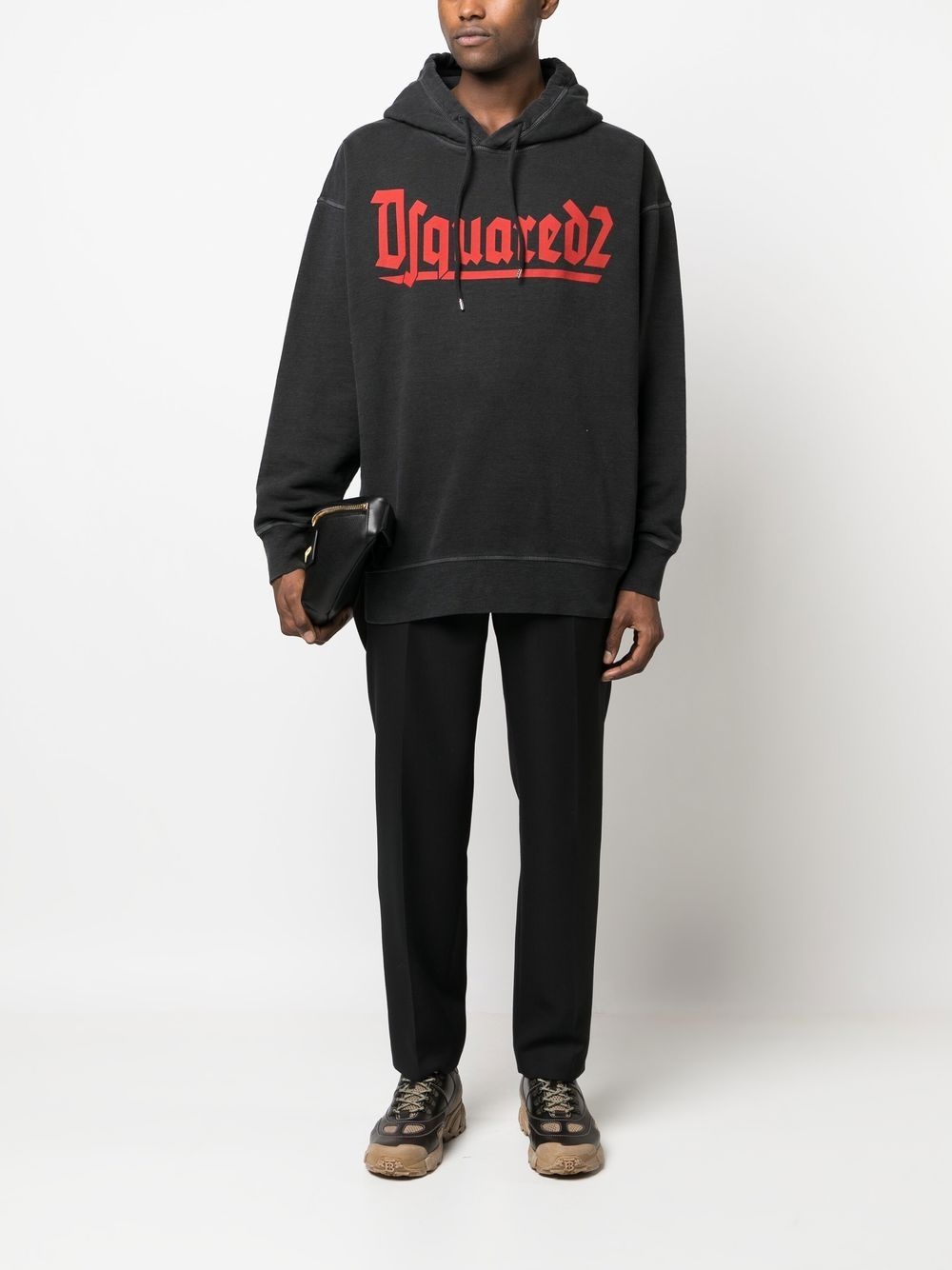logo-print crew-neck sweatshirt - 2