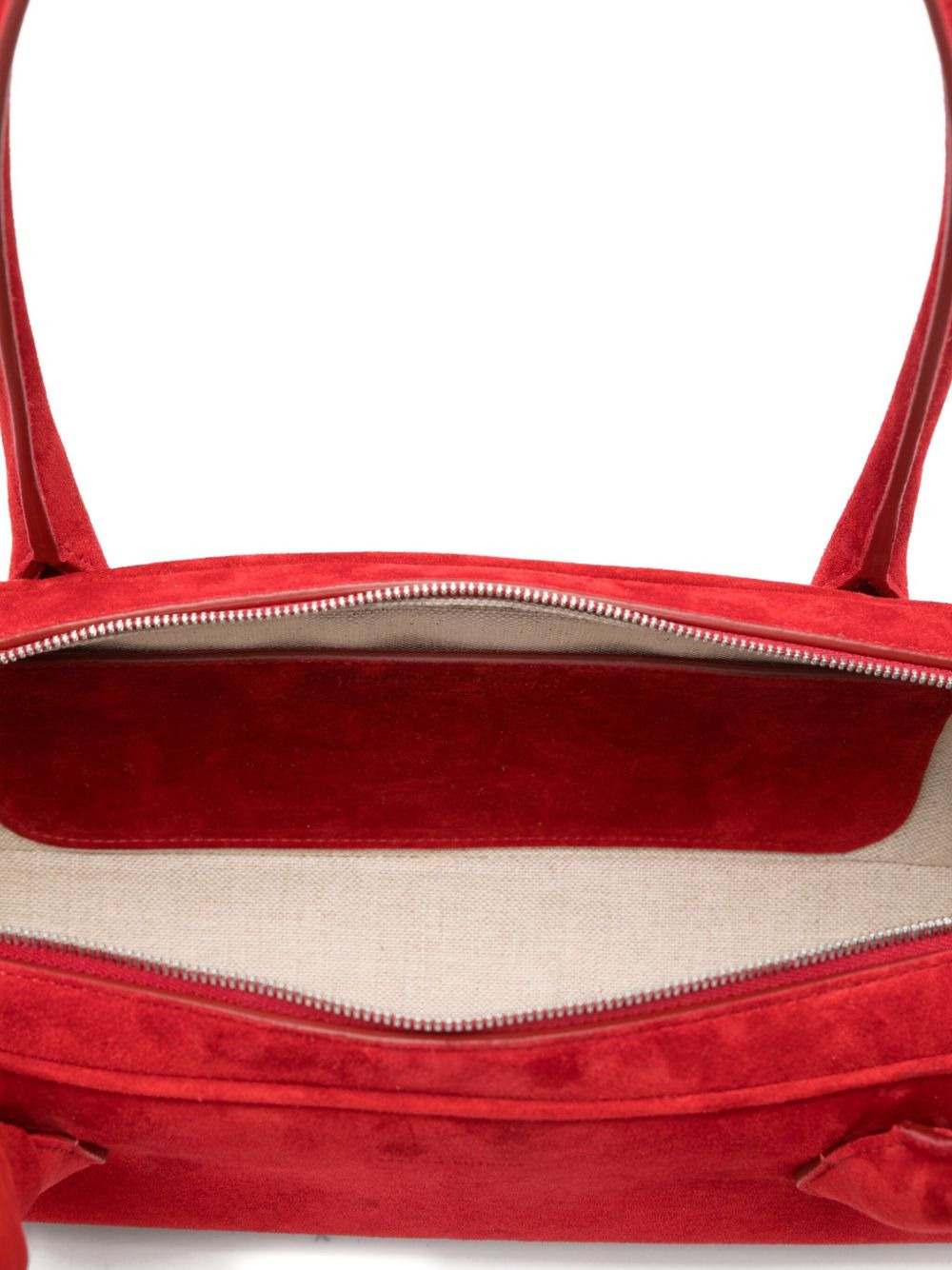 Brigitte Trapeze suede tote bag - 5