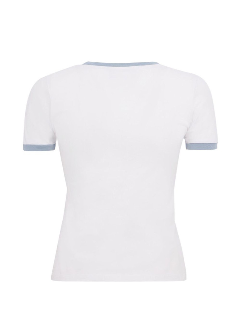 FIORUCCI graphic-print ringer T-shirt outlook