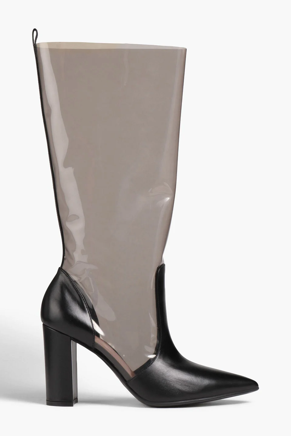 TPU and leather knee boots - 1