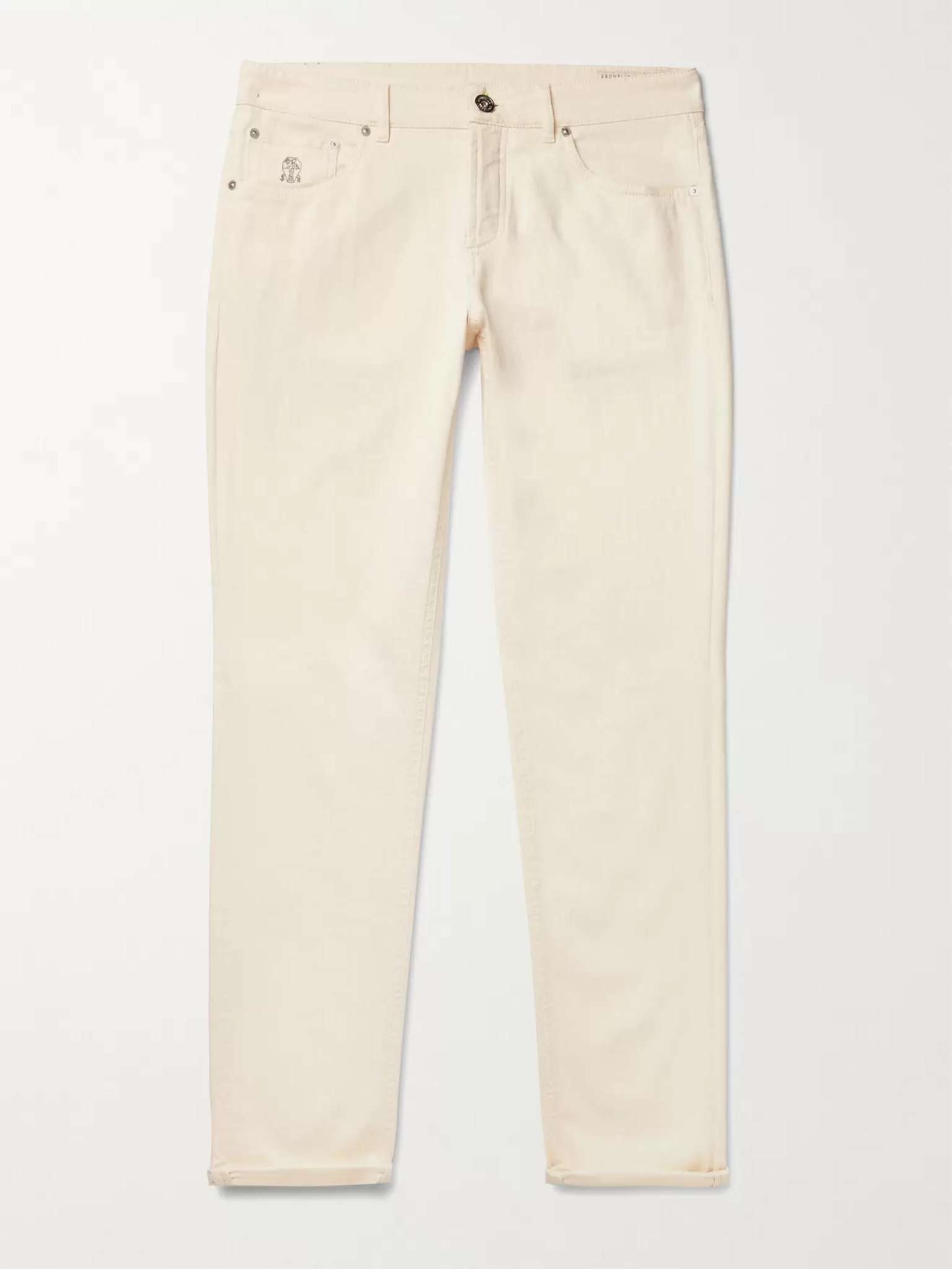 Slim-Fit Denim Jeans - 1