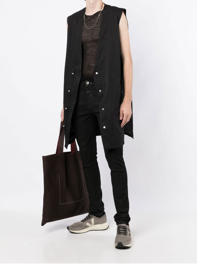 Rick Owens DRKSHDW oversized sleeveless shirt outlook