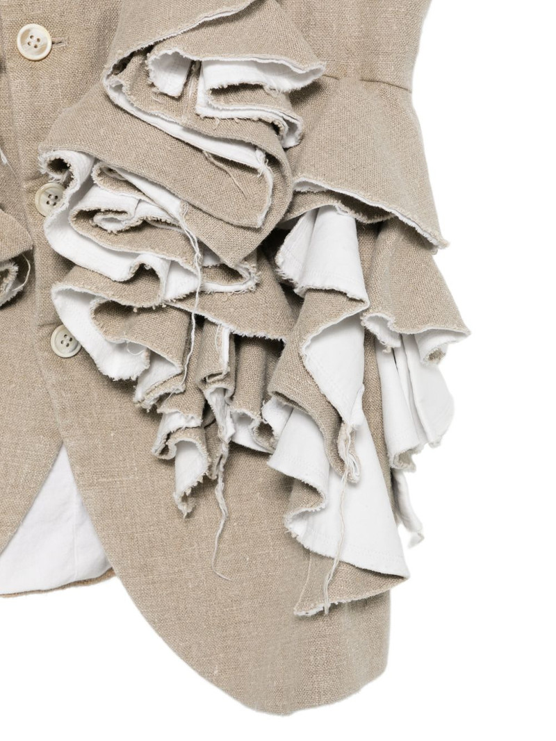 ruffled gilet 3