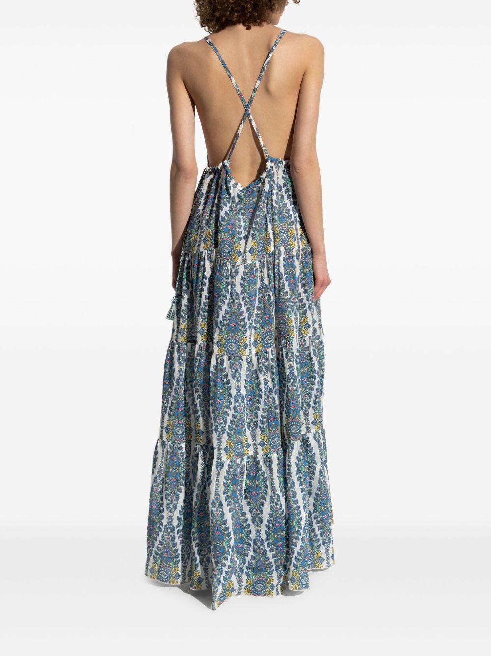 printed maxi dress - 4