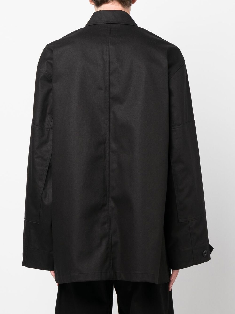 multi-pocket cargo shirt jacket - 4