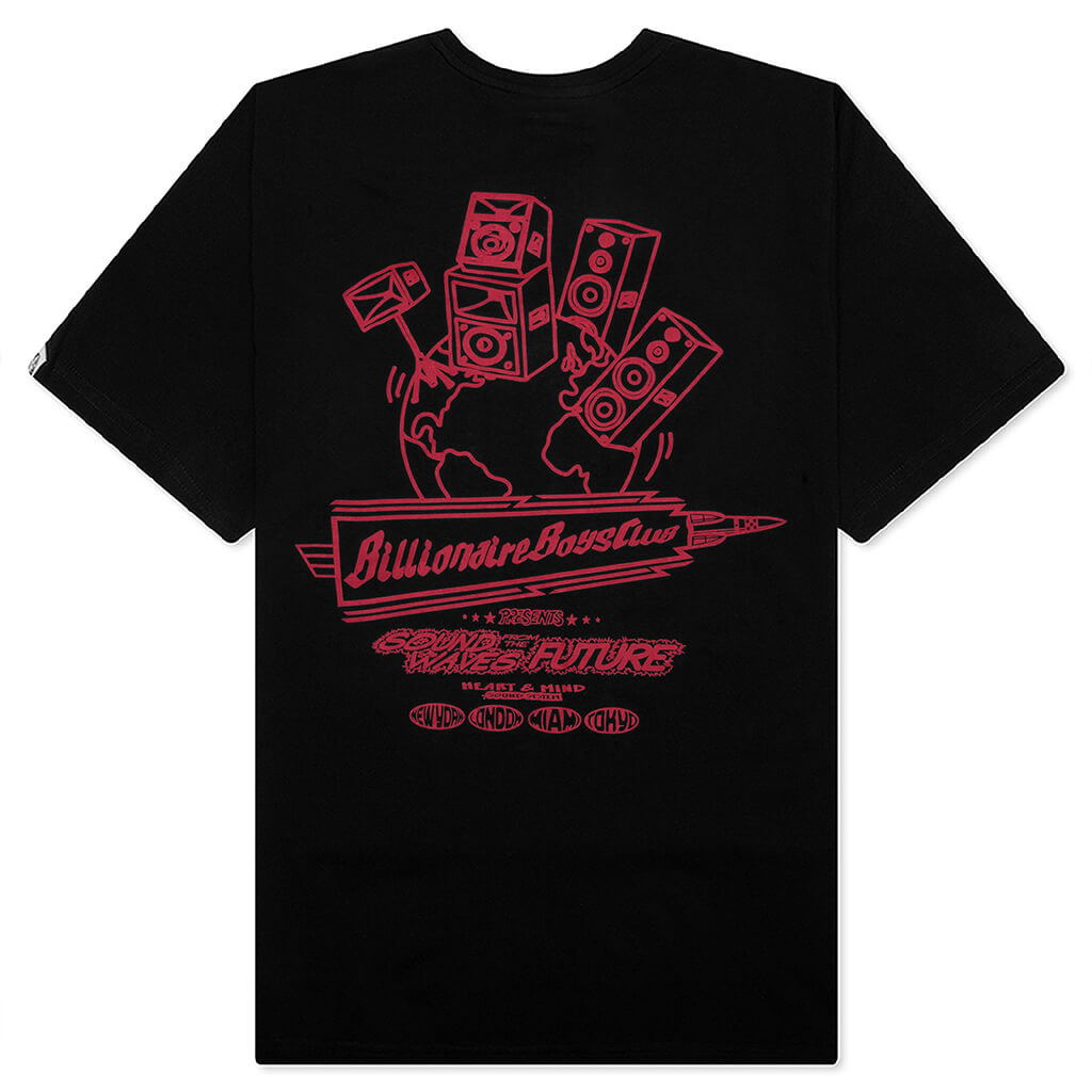 SOUND WAVES TEE - BLACK - 2