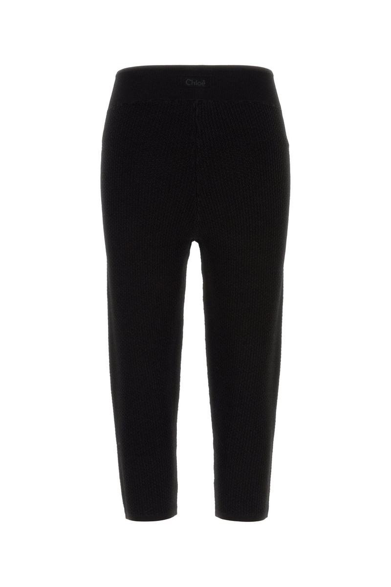 Chloé Black knit leggings outlook