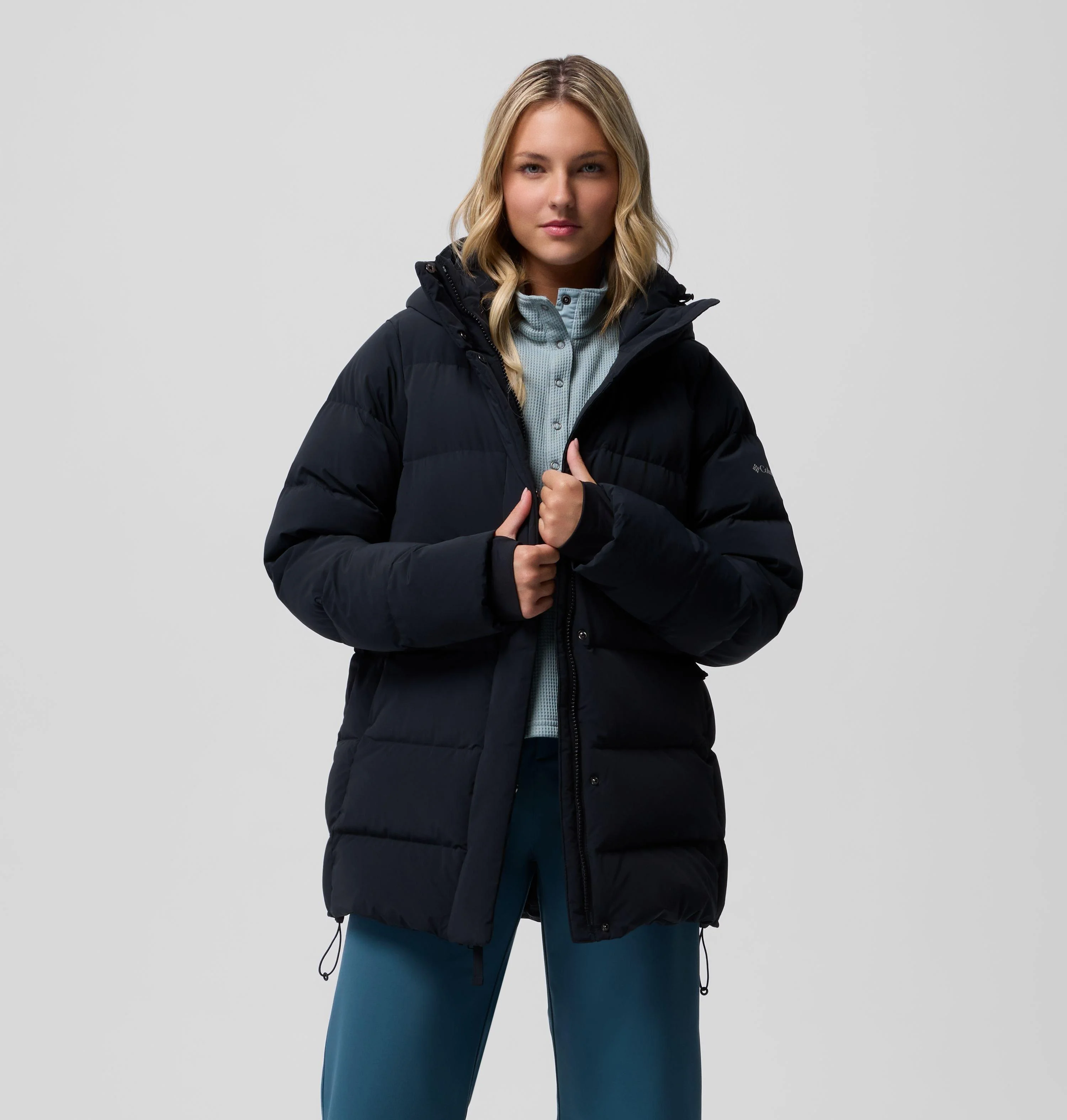 Women's Amaze Puff Mid Hooded Jacket - 1