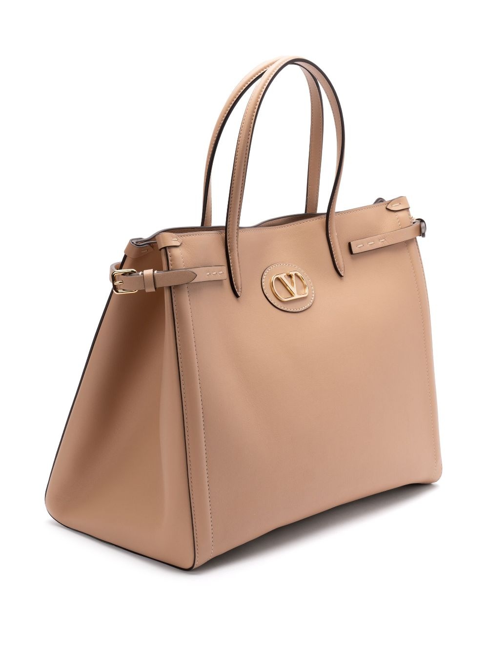 leather tote bag - 3