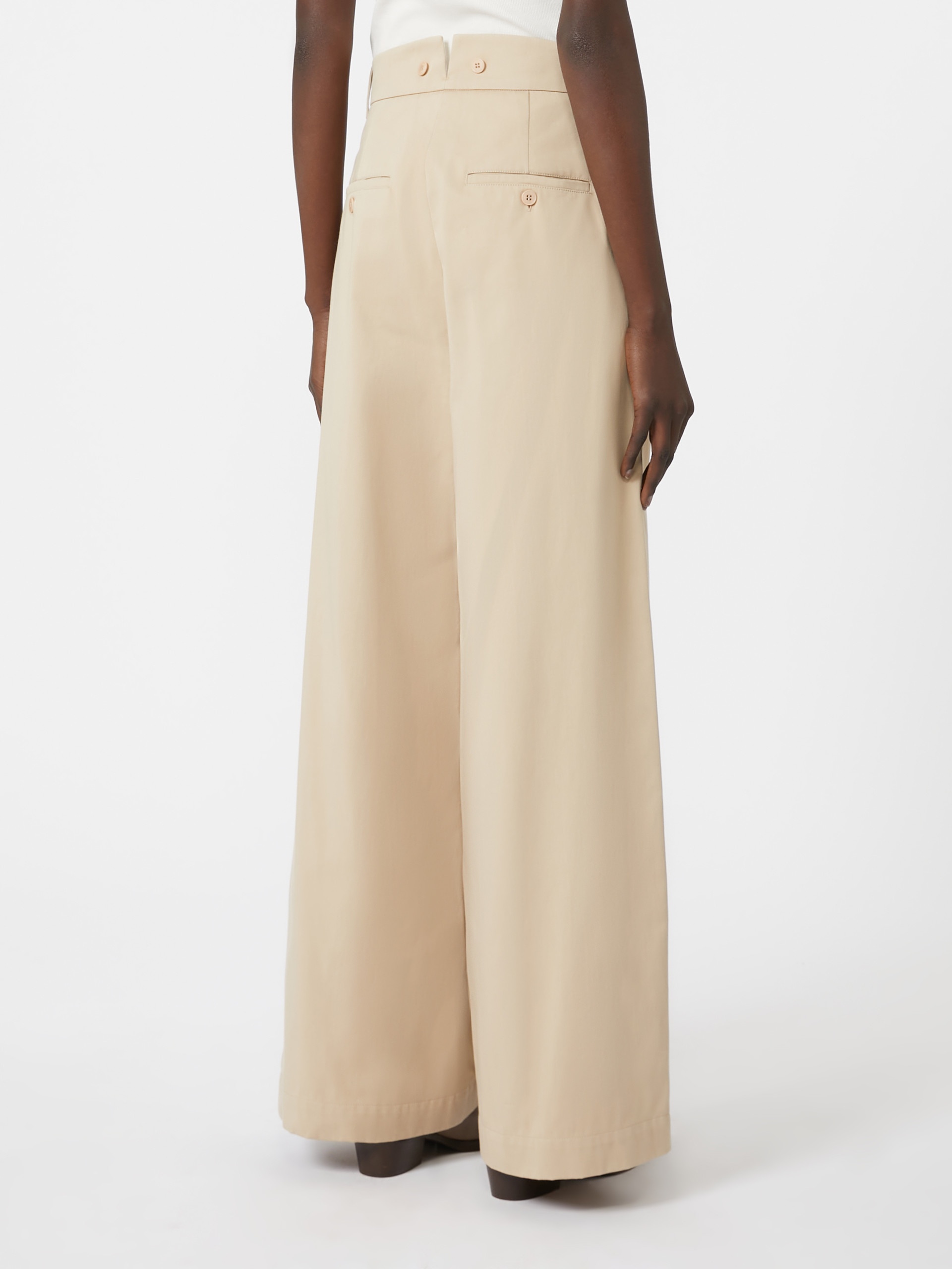 ALFEO Cotton gabardine trousers - 4