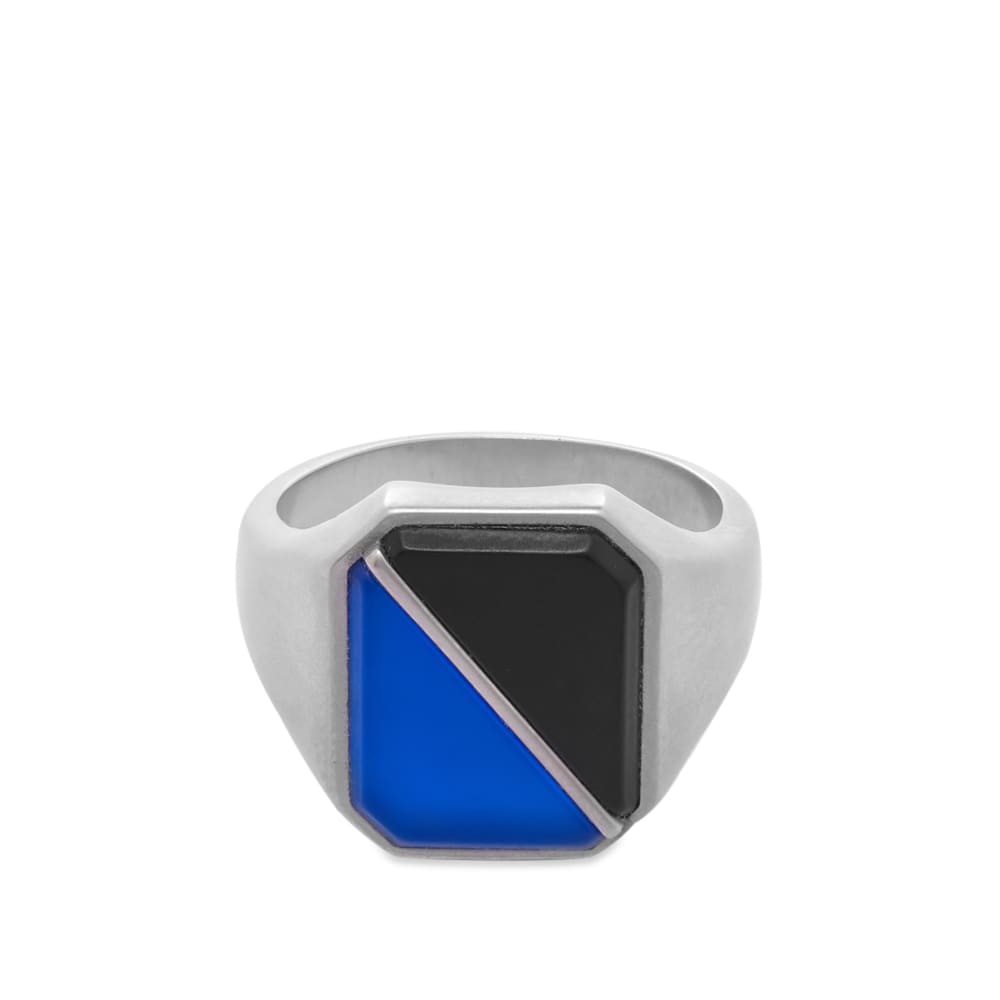 Maison Margiela Diagonal Split Signet Ring - 1