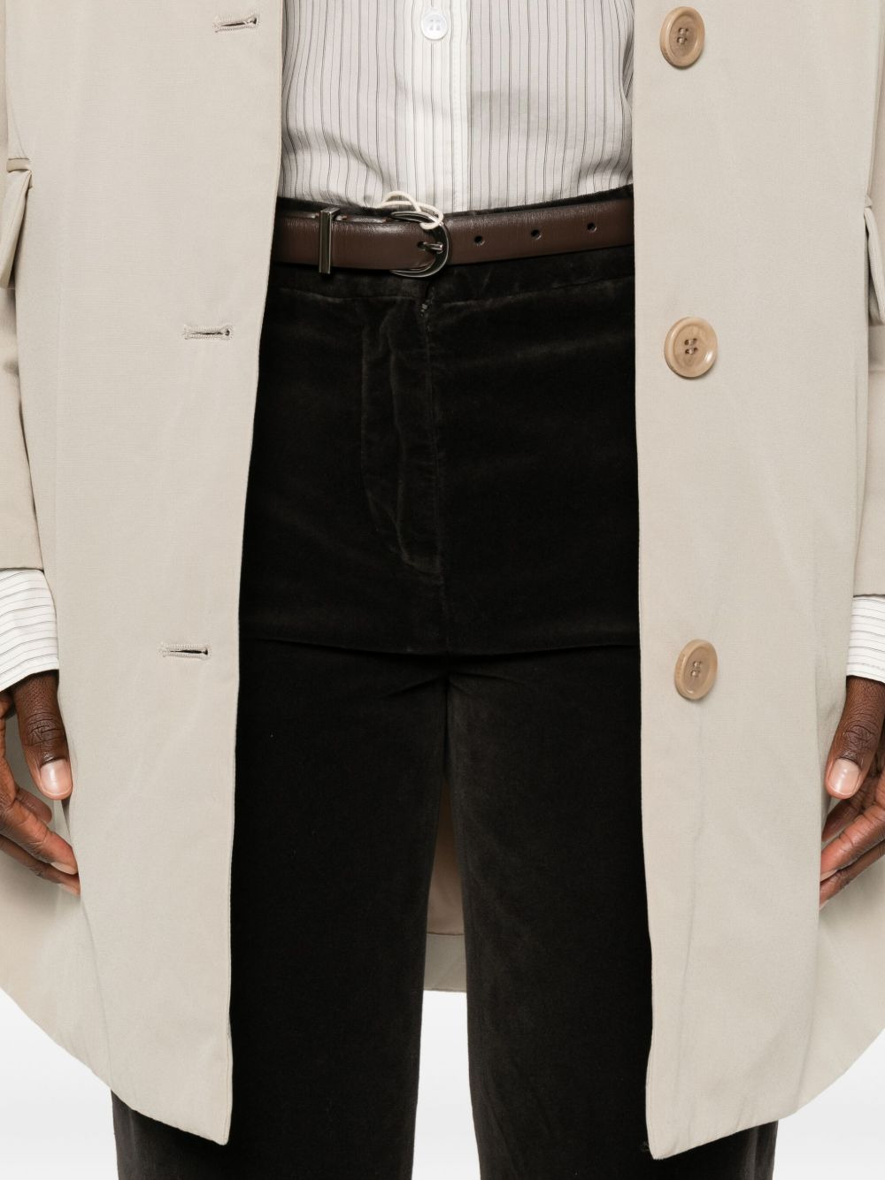 MOD.0107 velvet pocket trousers - 5