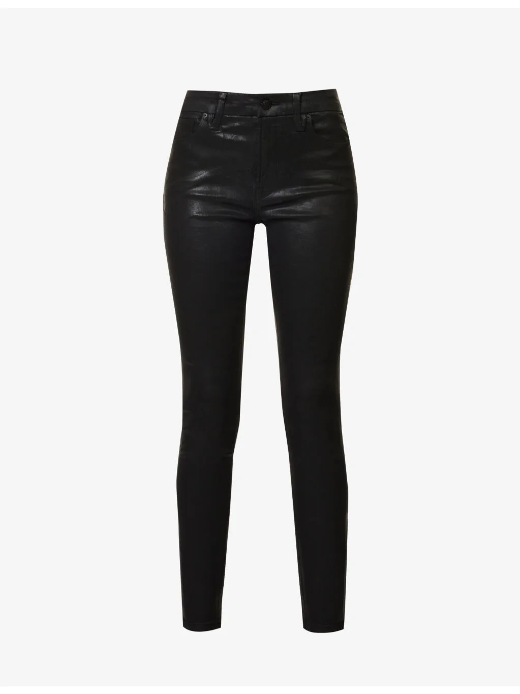 Good Legs tapered-leg mid-rise organic stretch-denim jeans - 1