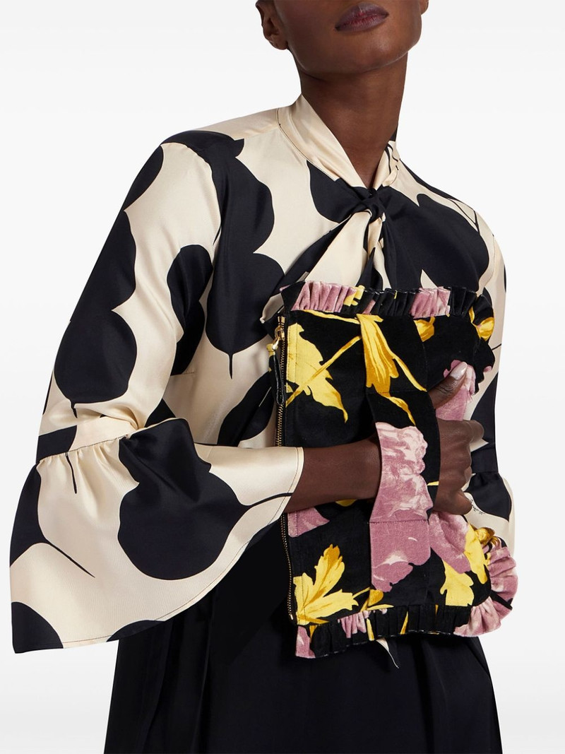 La DoubleJ printed clutch bag outlook