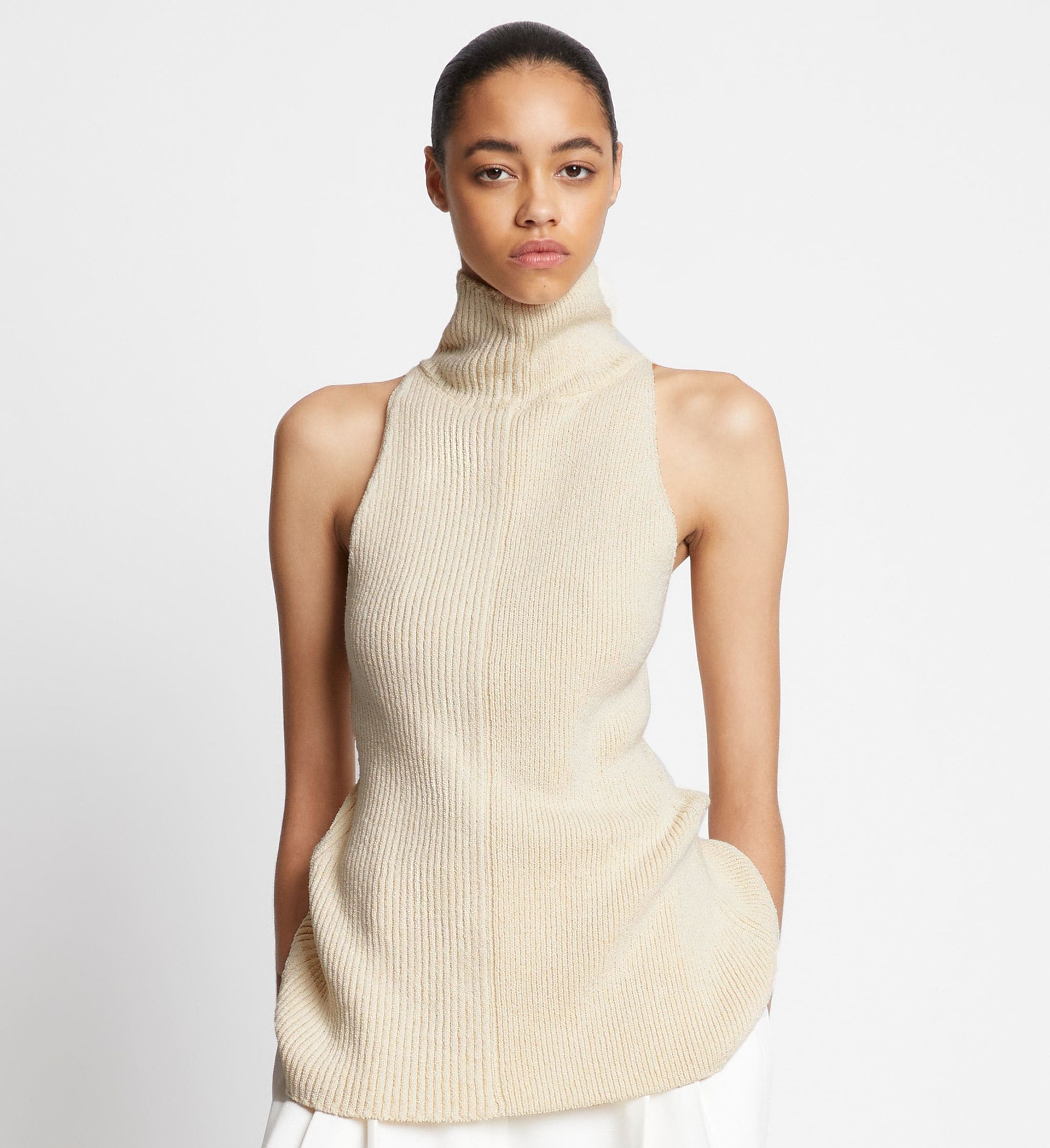 Cotton Rib Sleeveless Tank - 2
