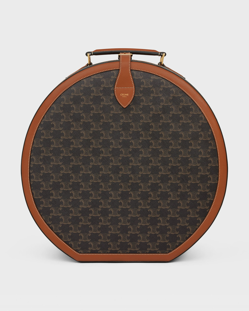 Fedora case in triomphe canvas and calfskin 1