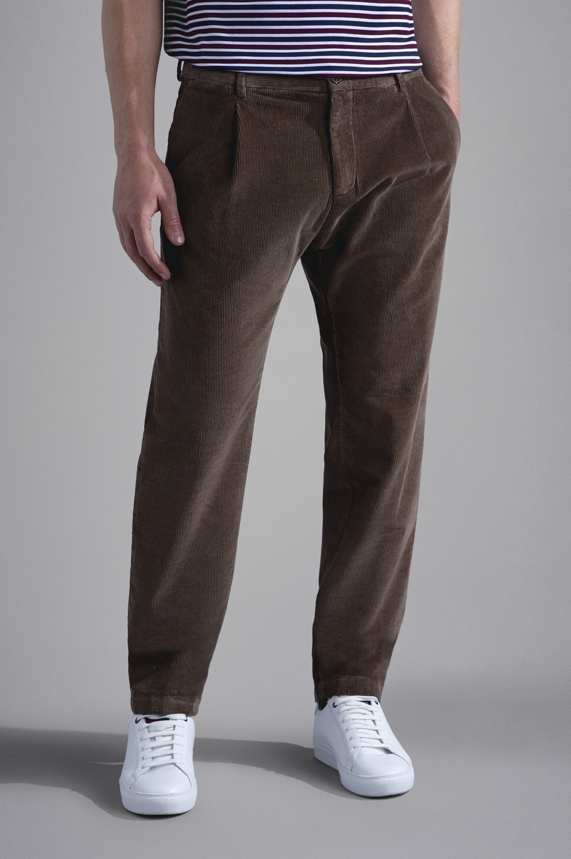 SOFT TOUCH CORDUROY CHINO TROUSERS - 6