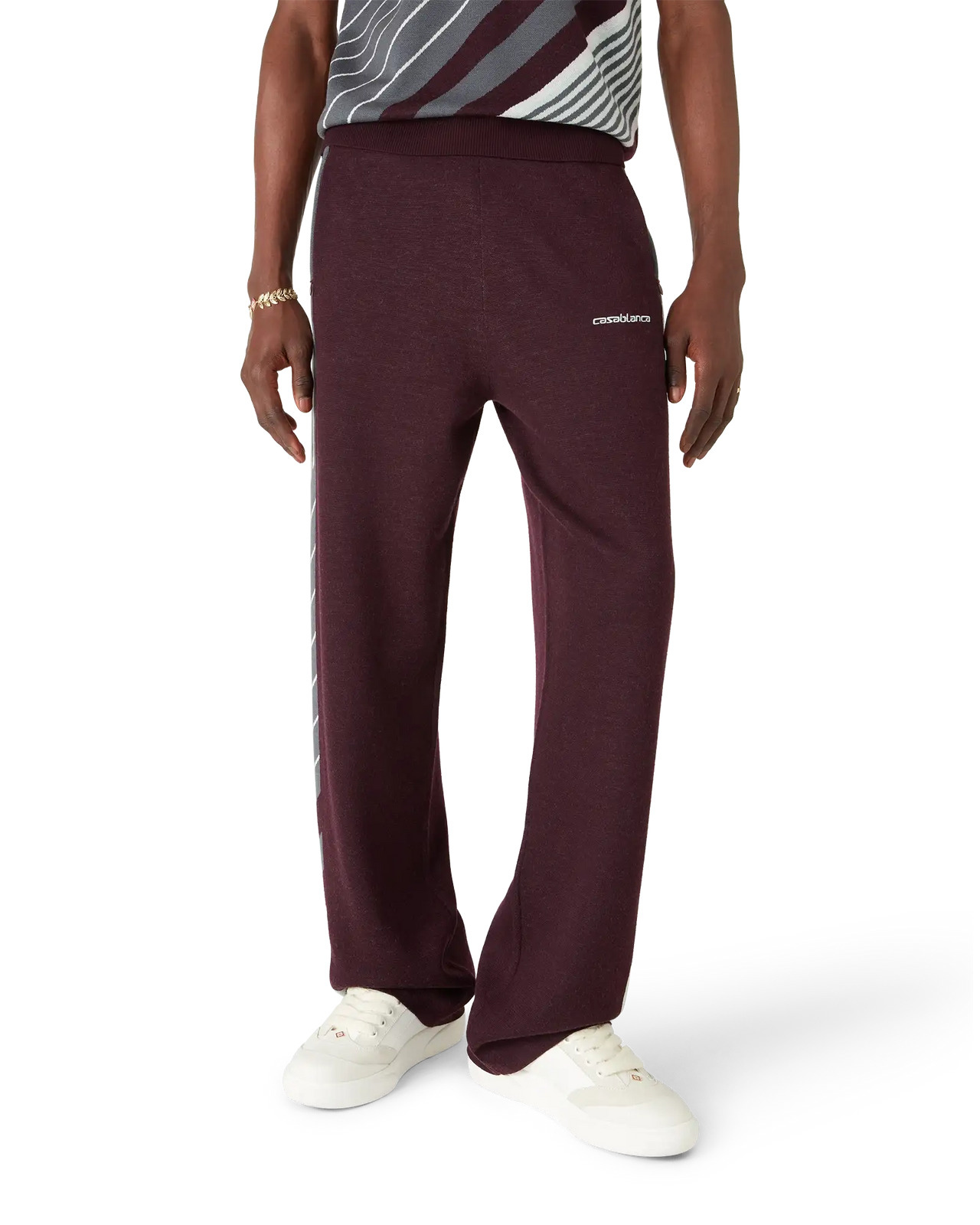 Merino Diagonal Tennis Trousers | Casablanca Paris - 3