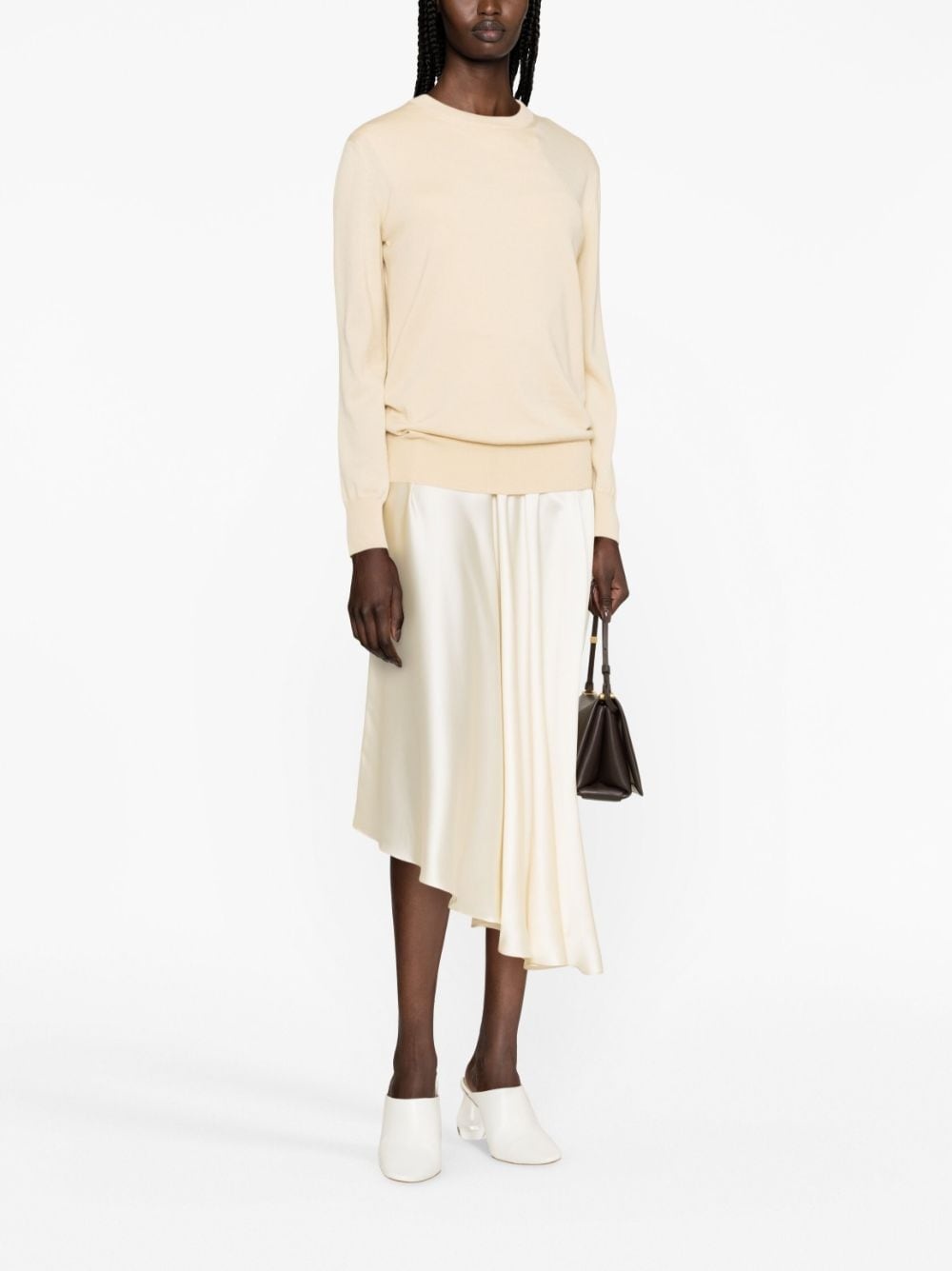 crew-neck wool jumper - 2