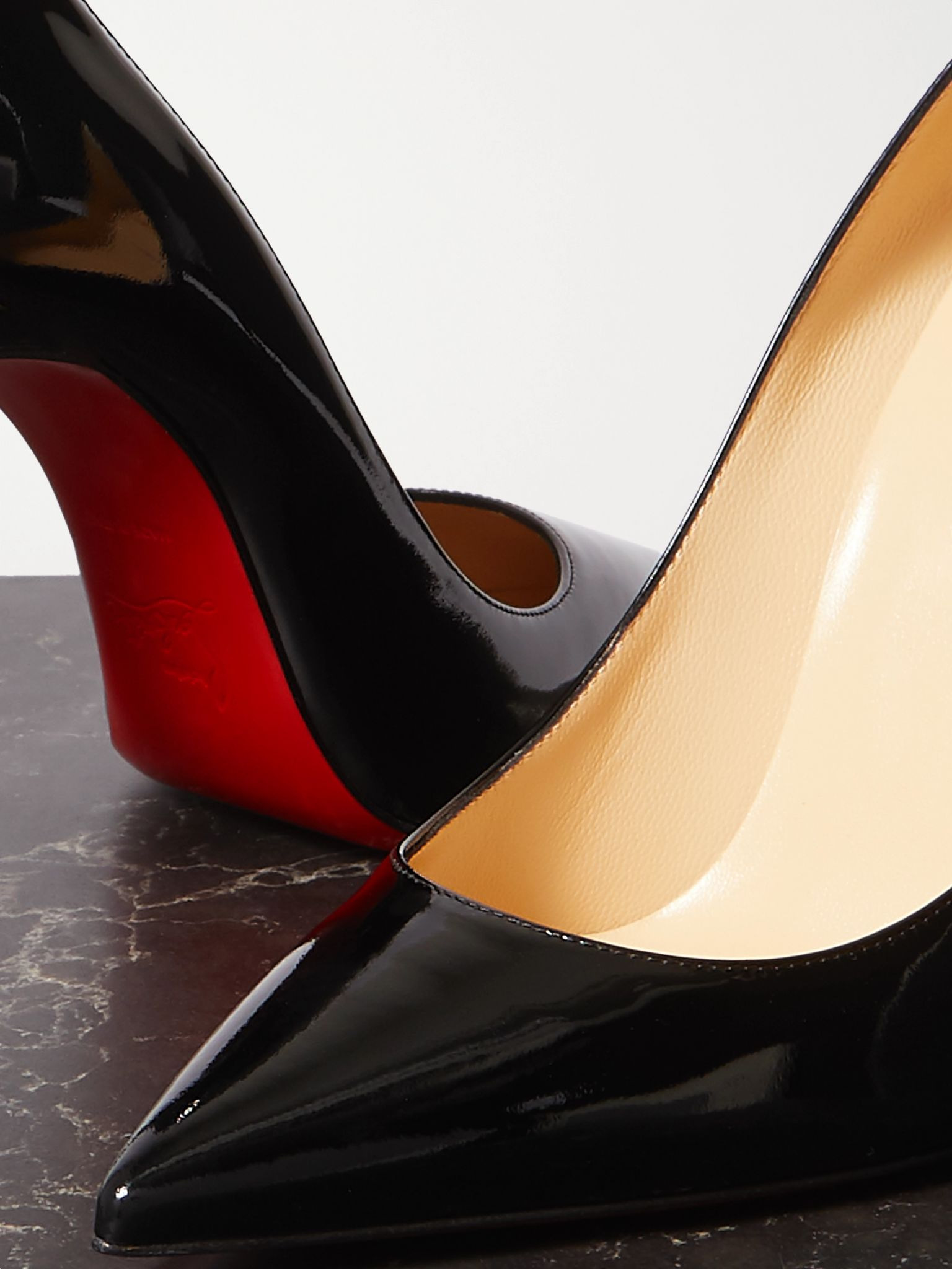 Kate 100 patent-leather pumps Black - 5
